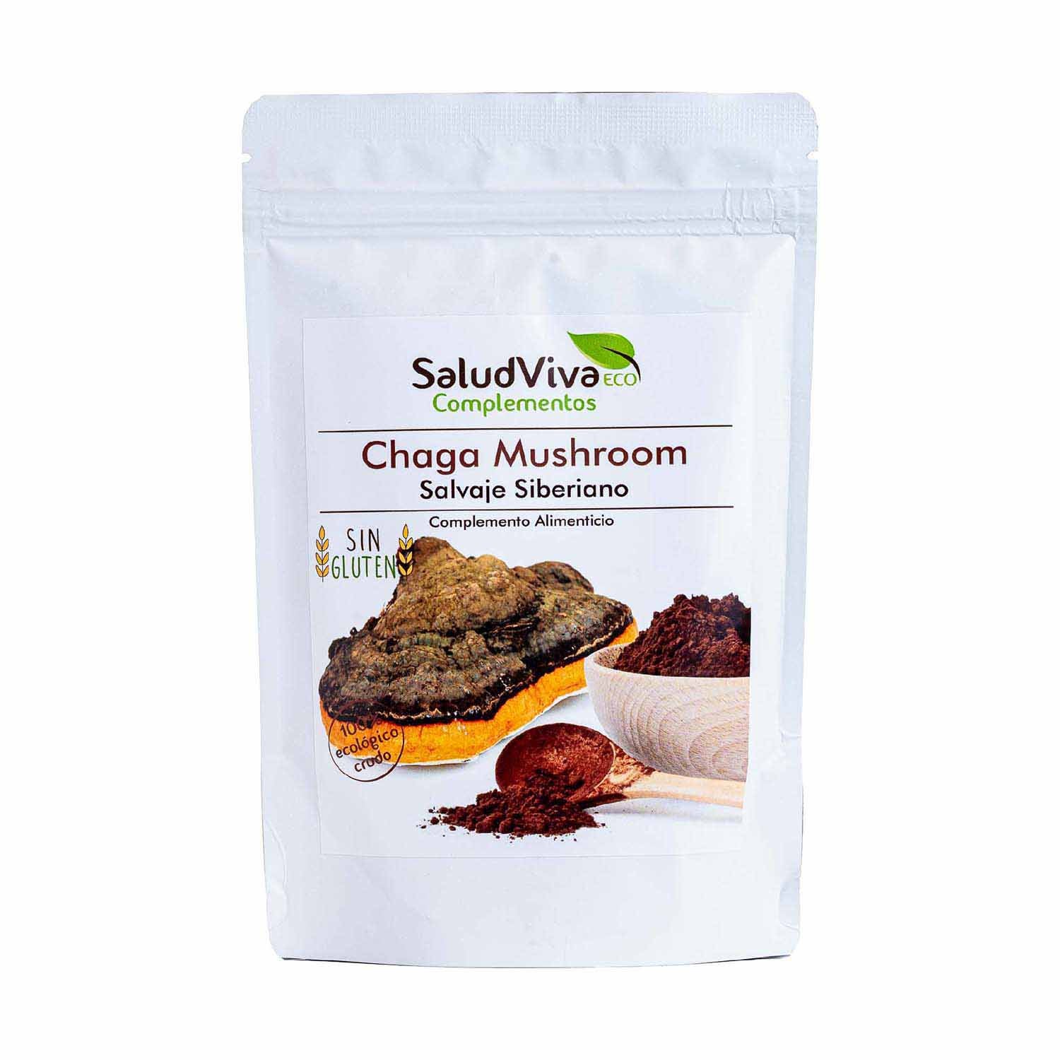 Chaga Mushroom en Polvo 100g Saludviva