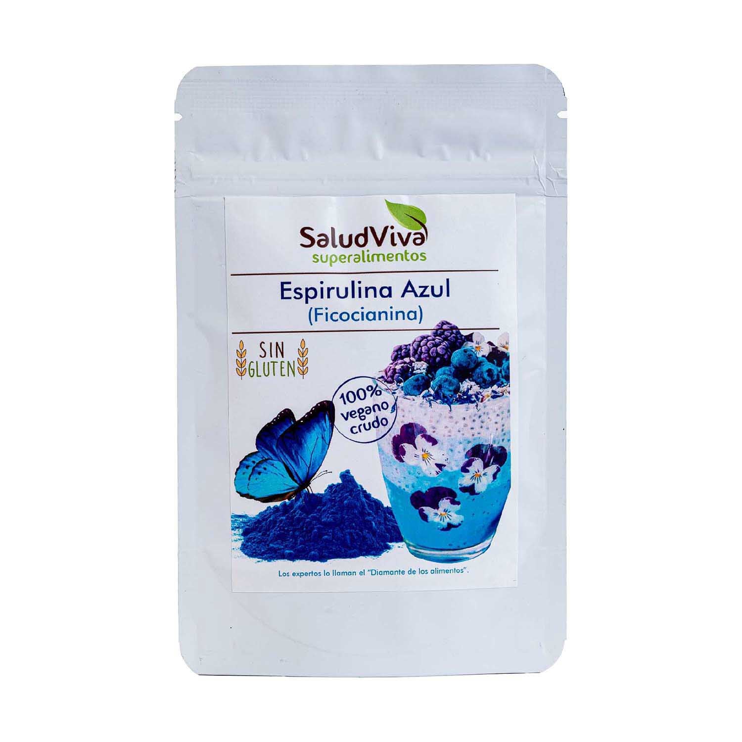 Spirulina azul ficocianina 25g Saludviva