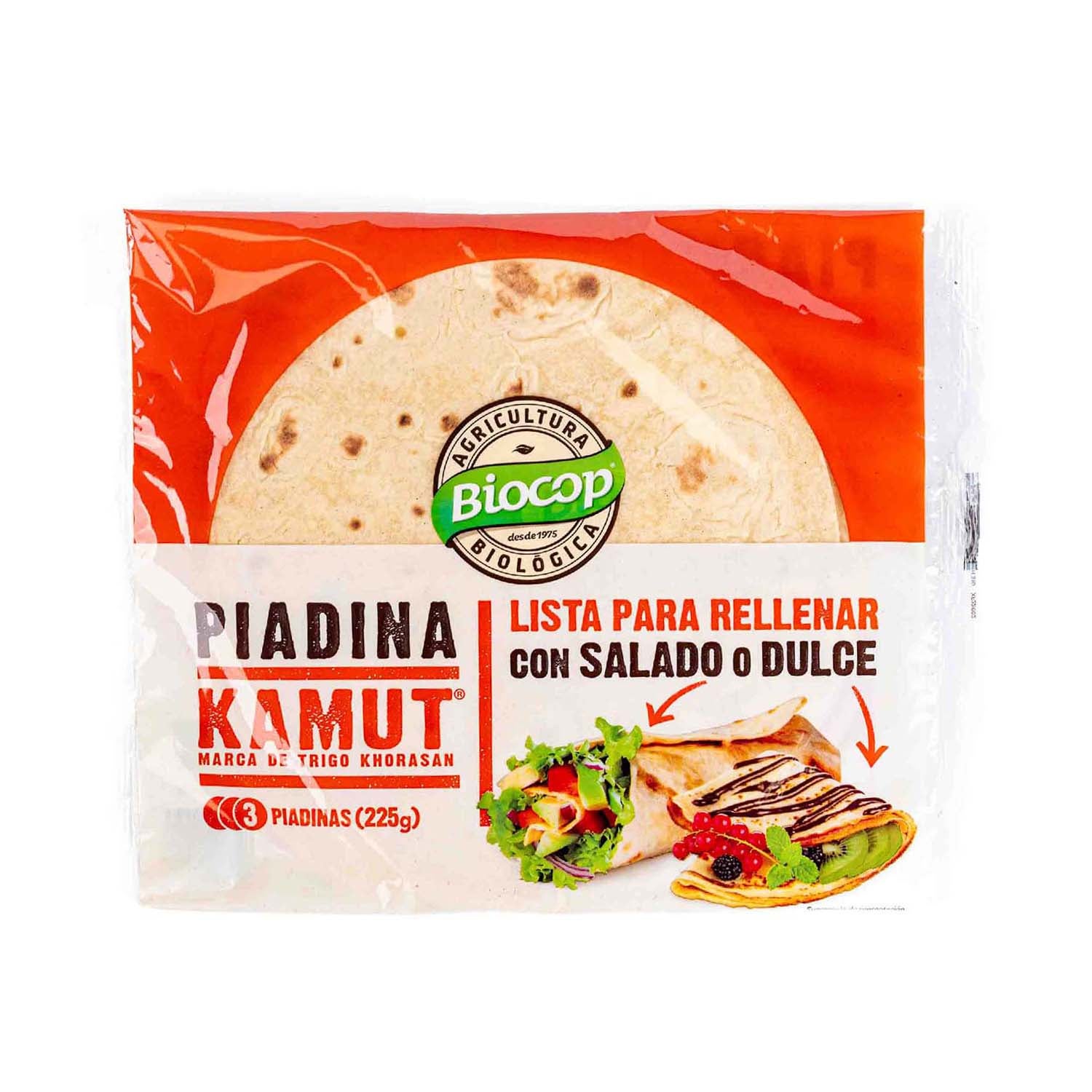Piadina de kamut 225g Biocop