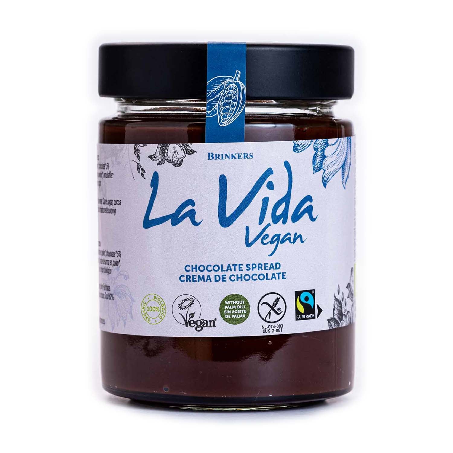Crema de chocolate vegana 270g La Vida Vegan