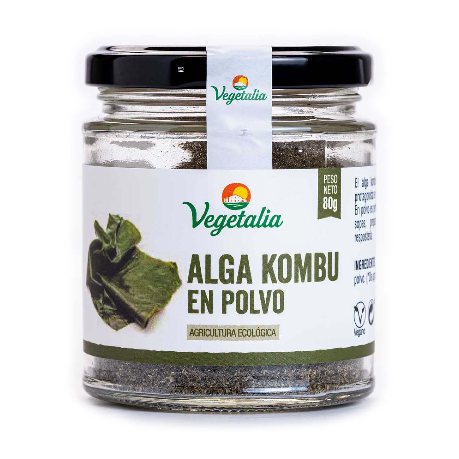 Alga kombu en polvo 80g Vegetalia