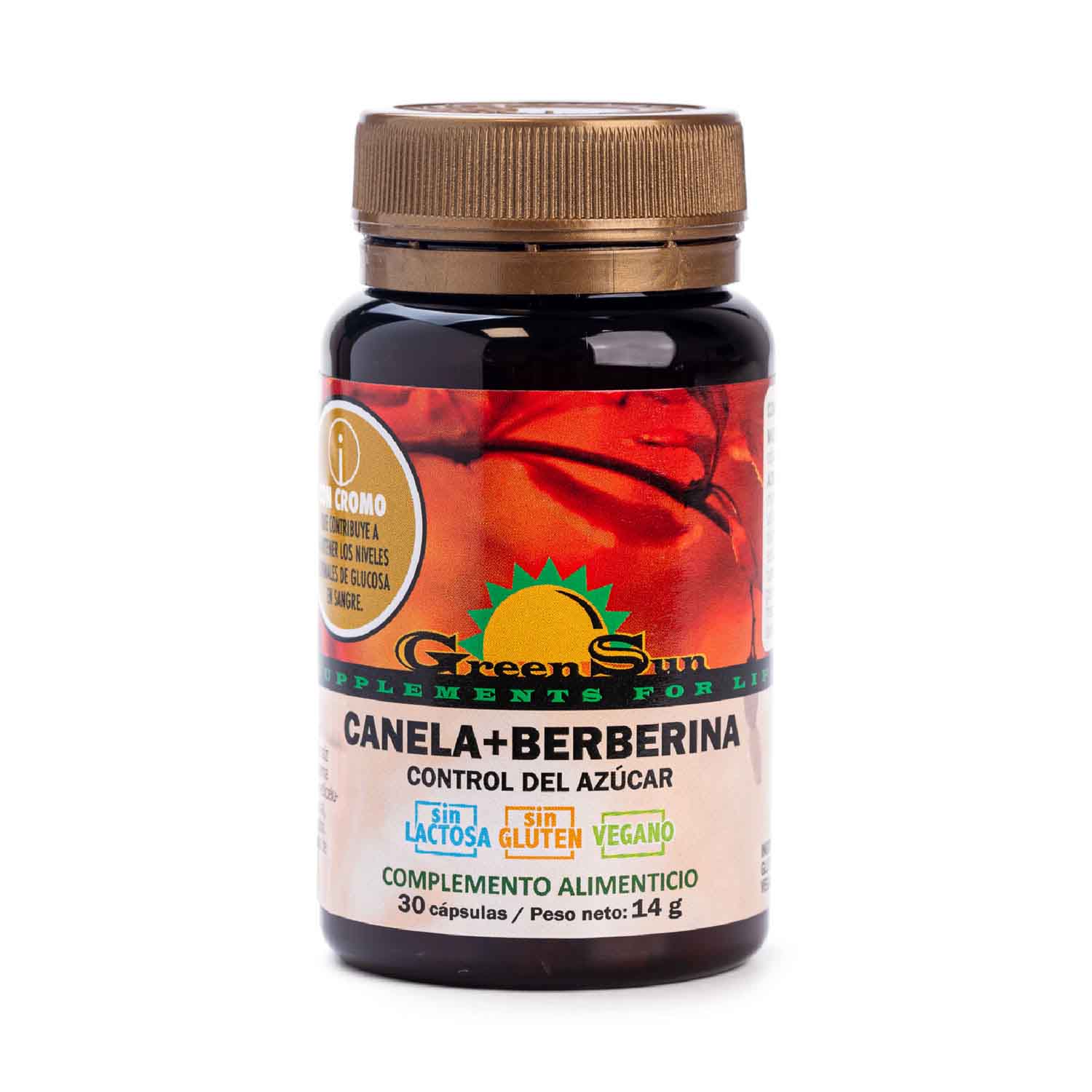 Canela berberina 30 comprimidos Green Sun