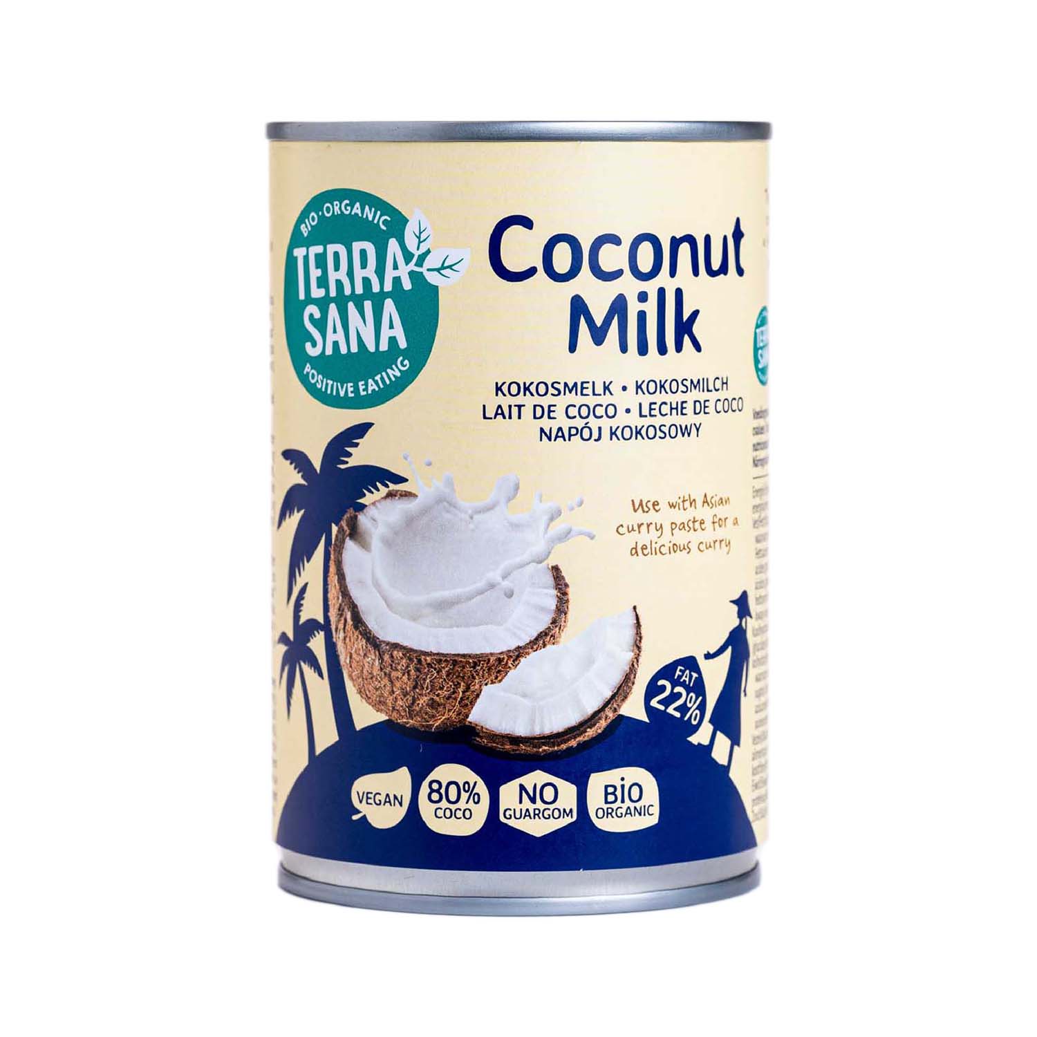 Leche de coco bio 400ml Terrasana