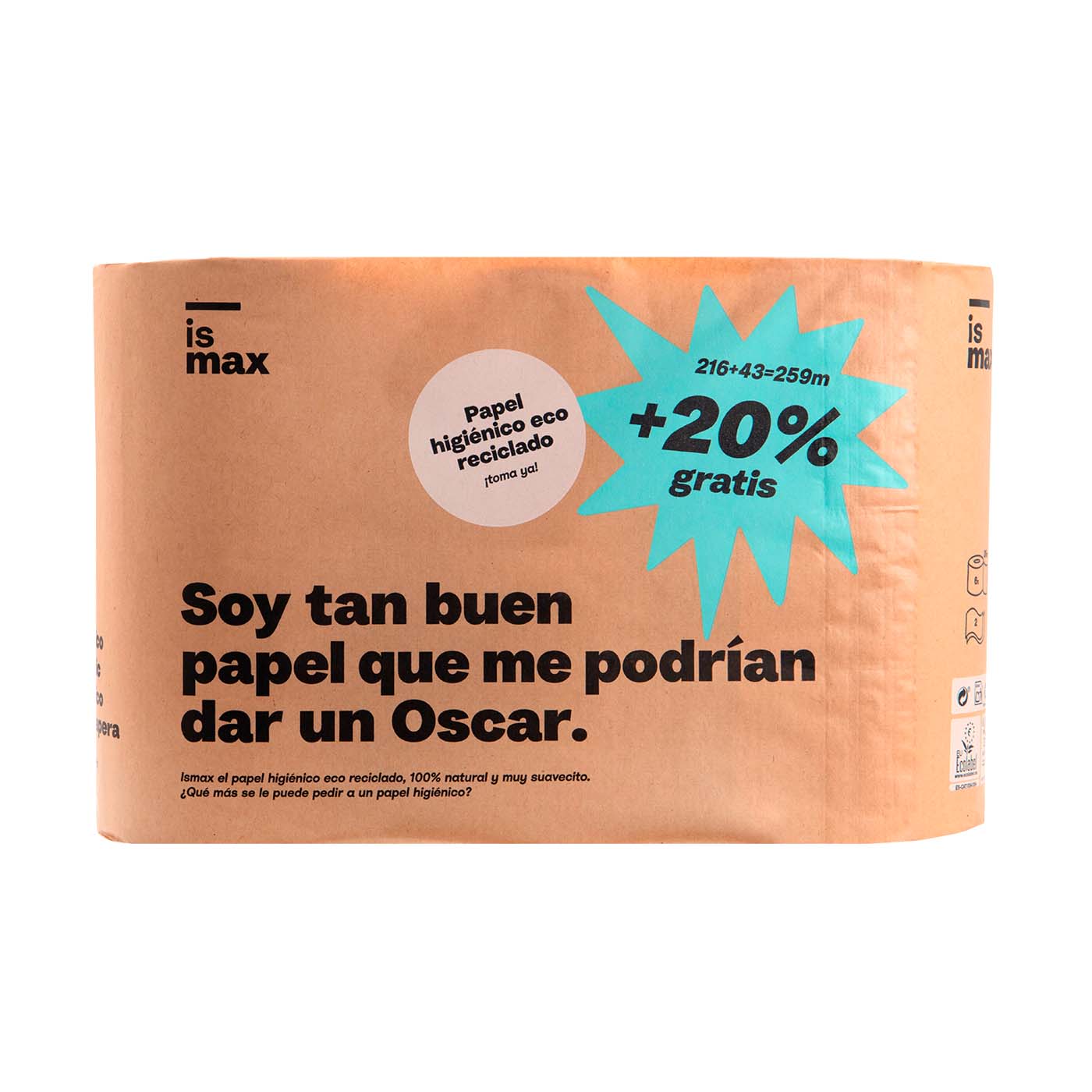 Papel Higiénico 6uds Ismax