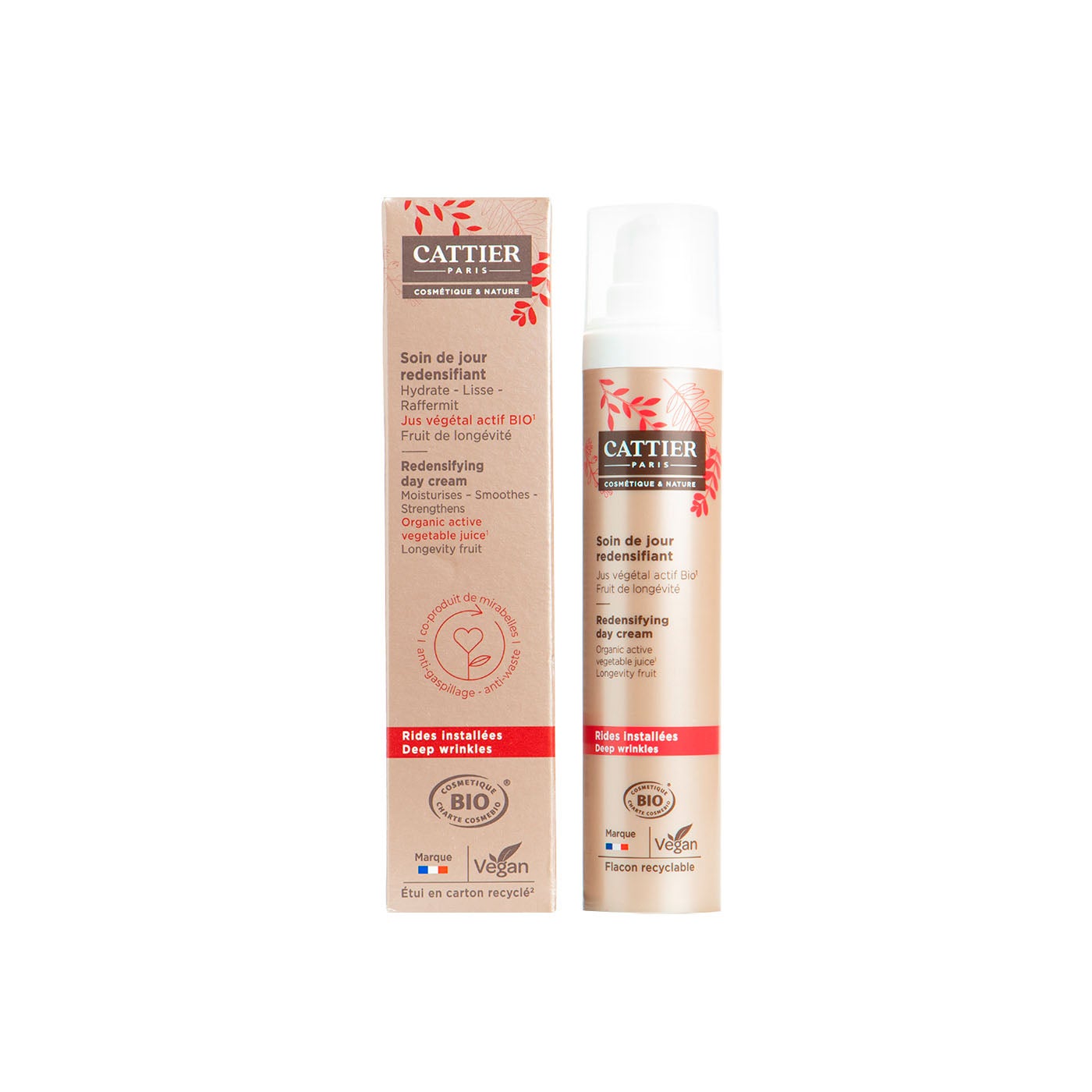 Crema Facial Día Redensificante 50ml Cattier