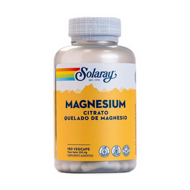 Big Magnesium Citrate 180 cápsulas Solaray