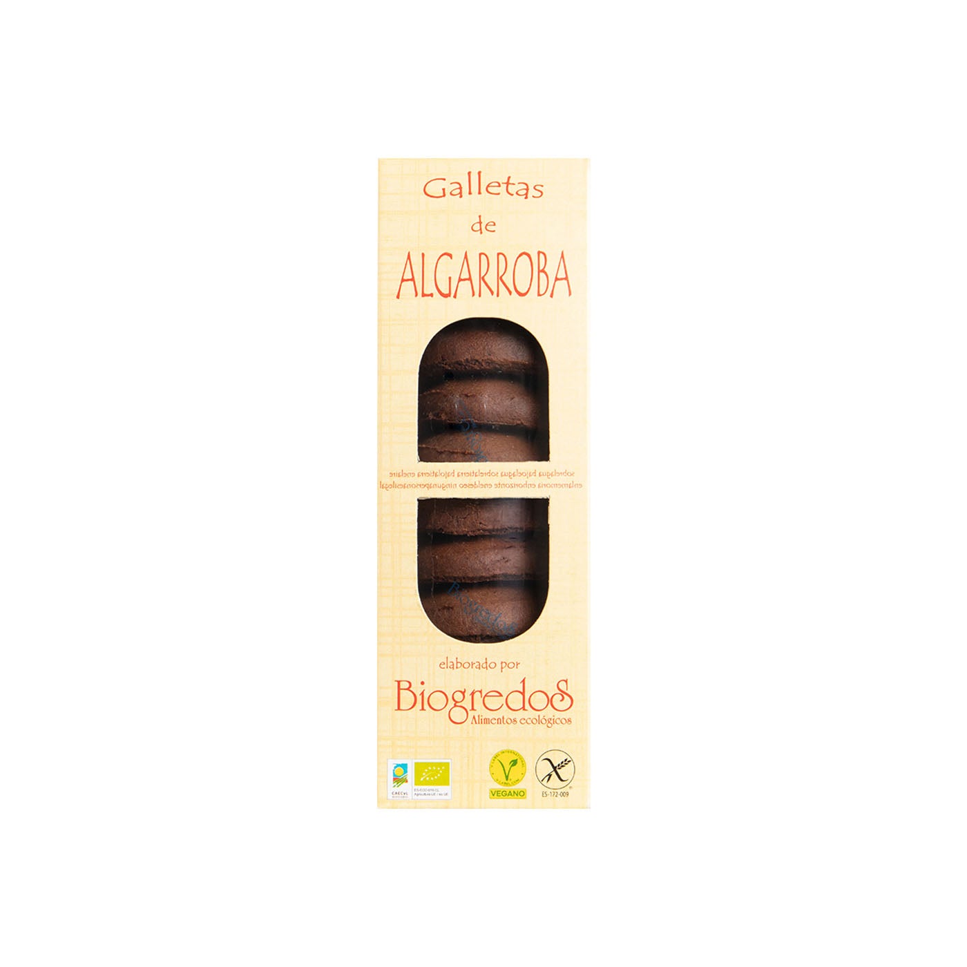 Galletas de Algarroba sin Gluten 200g Biogredos