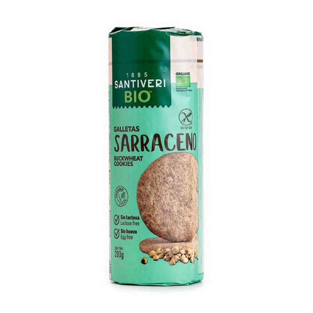 Galletas digestivas de Trigo Sarraceno Bio 200g Santiveri