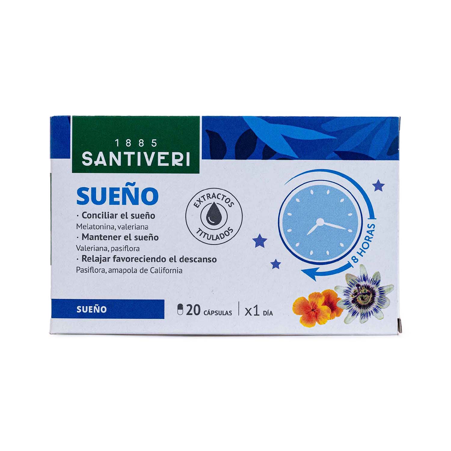 Cápsulas Sueño 20 cápsulas Santiveri