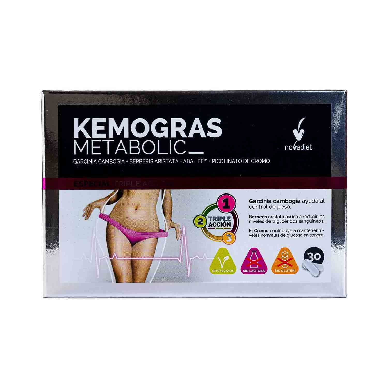 Kemogras Metabolic 30 cápsulas Novadiet