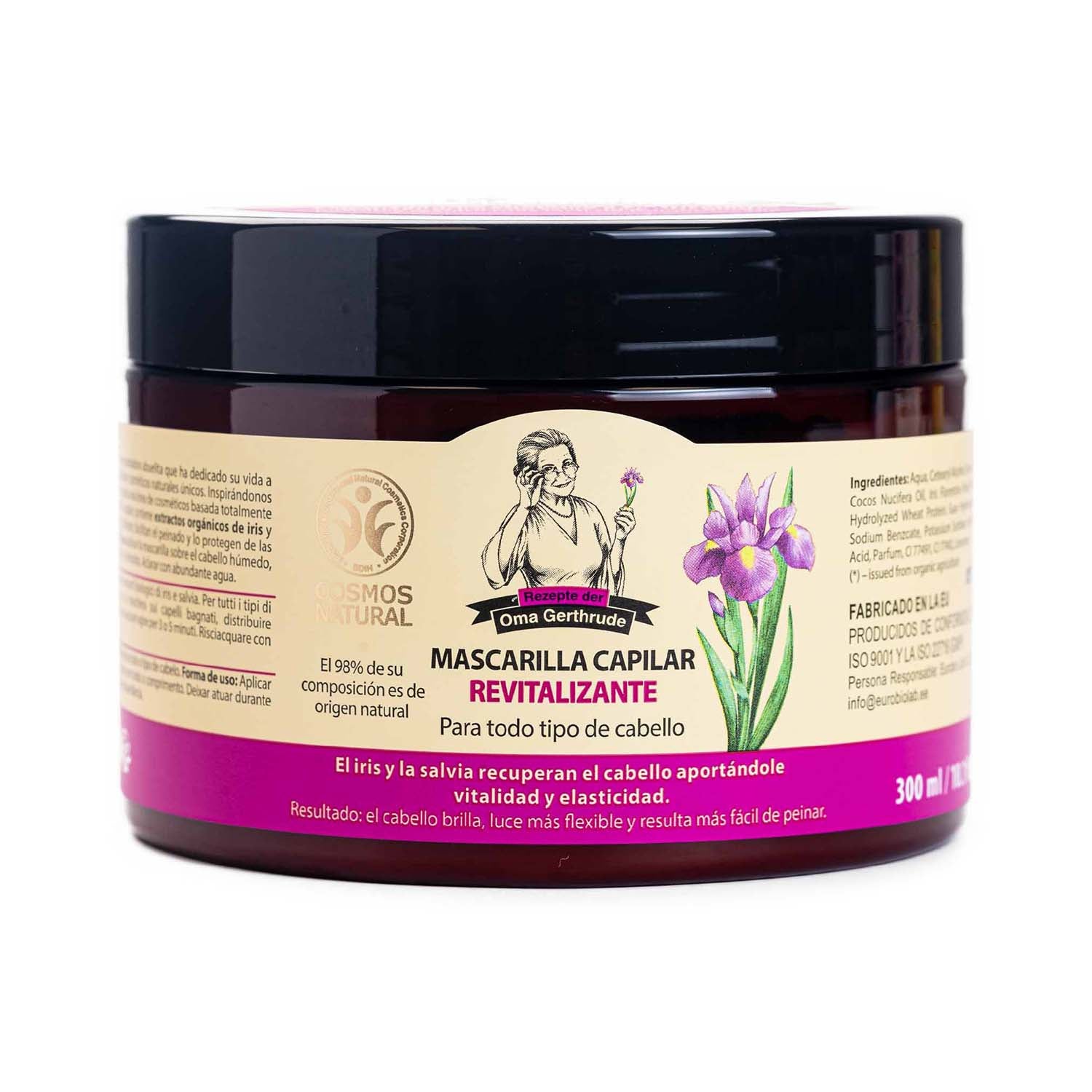 Mascarilla capilar fortalecedora 300 Oma Gertrude