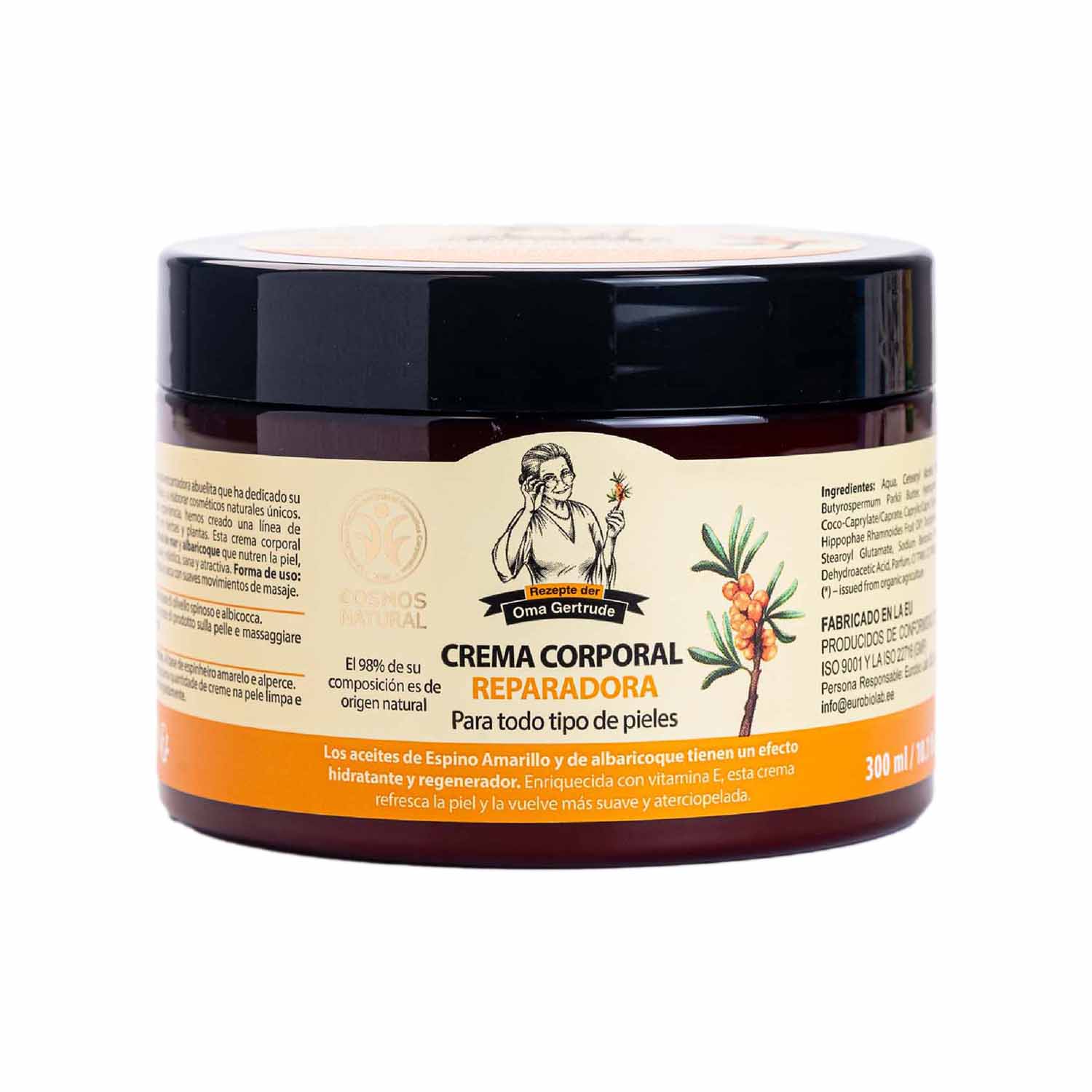 Crema corporal nutritiva 300 Oma Gertrude