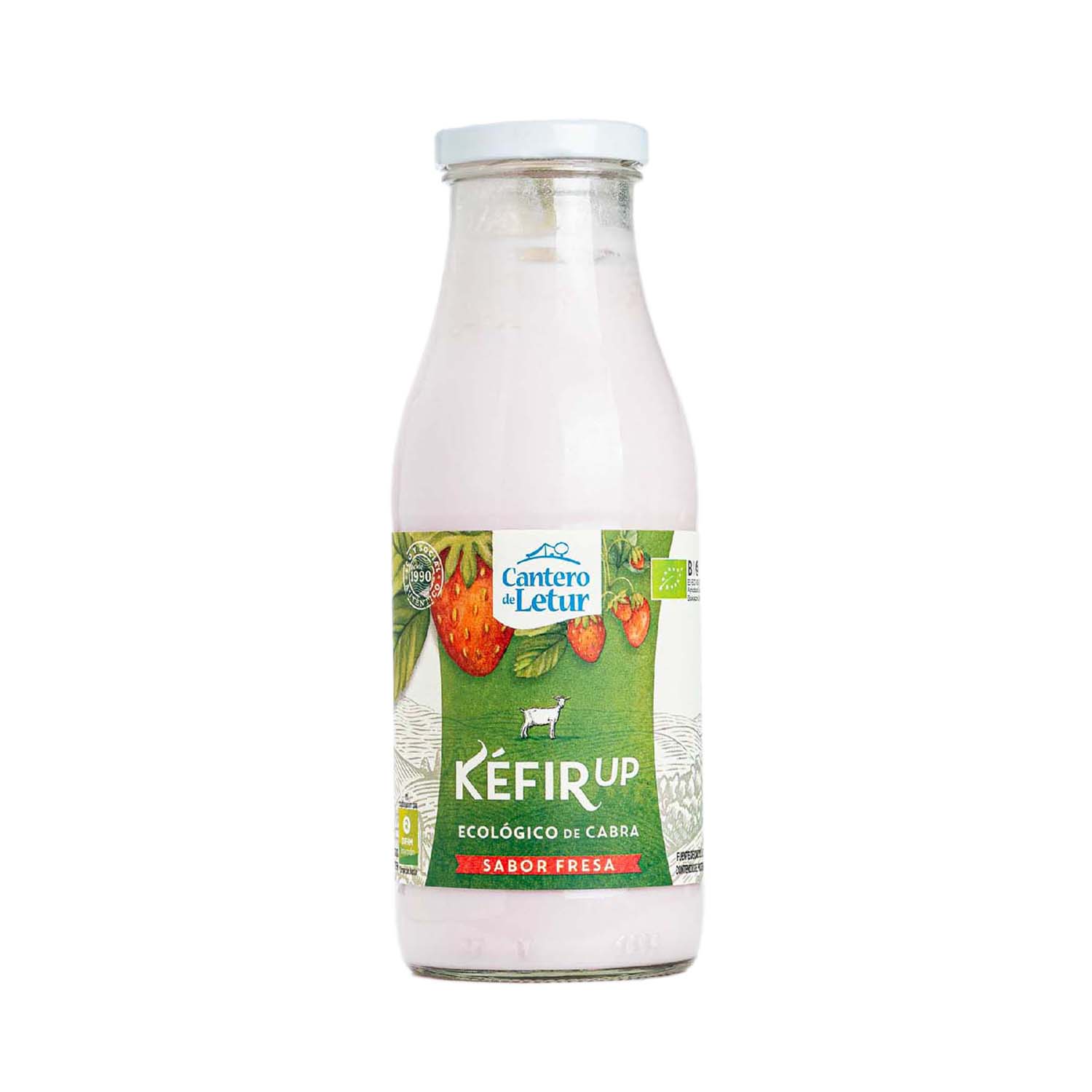 Kéfir de Cabra con Sabor a Fresa 500ml El Cantero De Letur