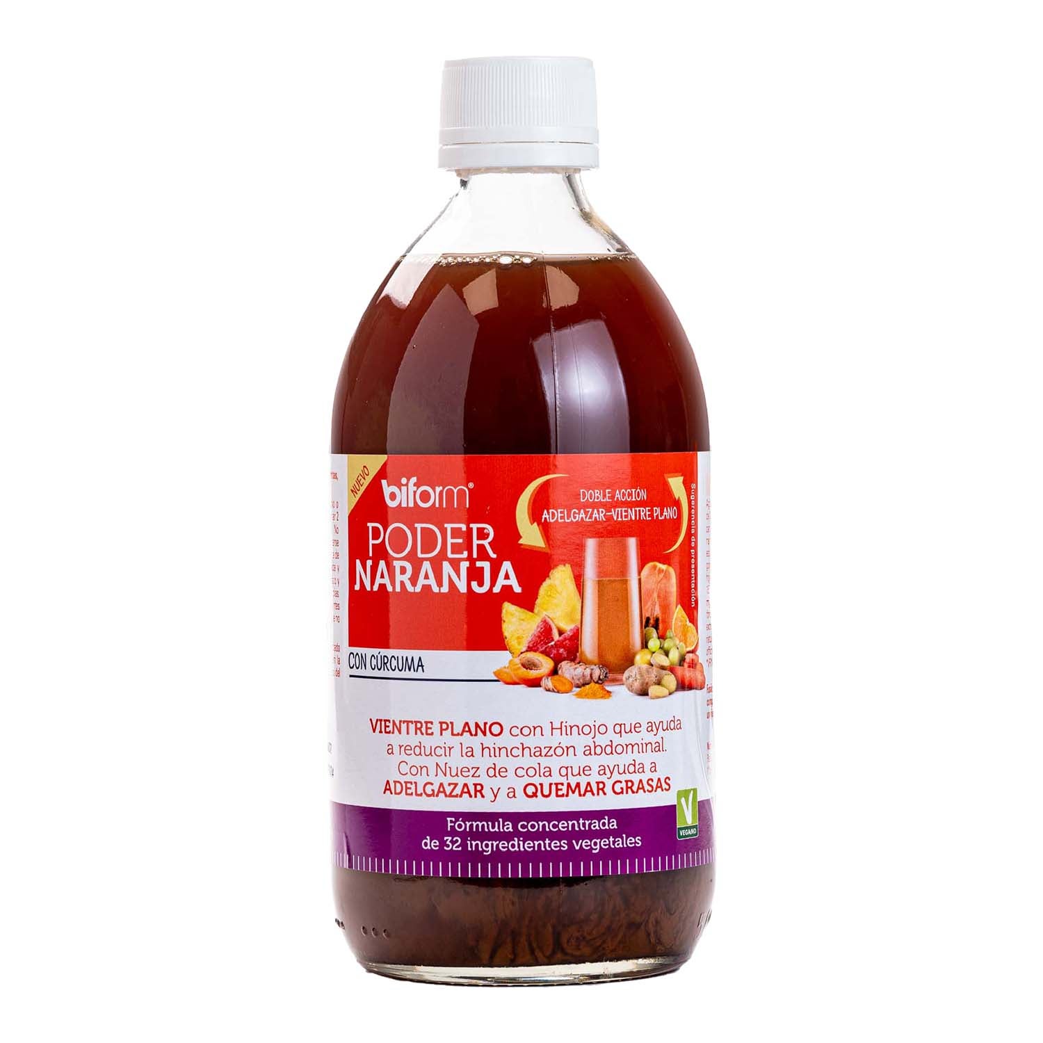 Poder Naranja con Cúrcuma Doble Acción 500ml Biform