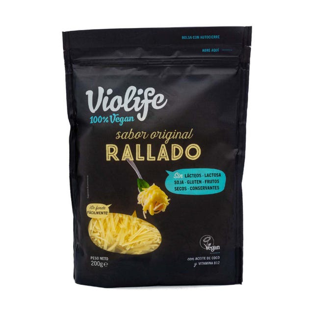 Queso Vegano en Rallado Sabor Original 200g Violife