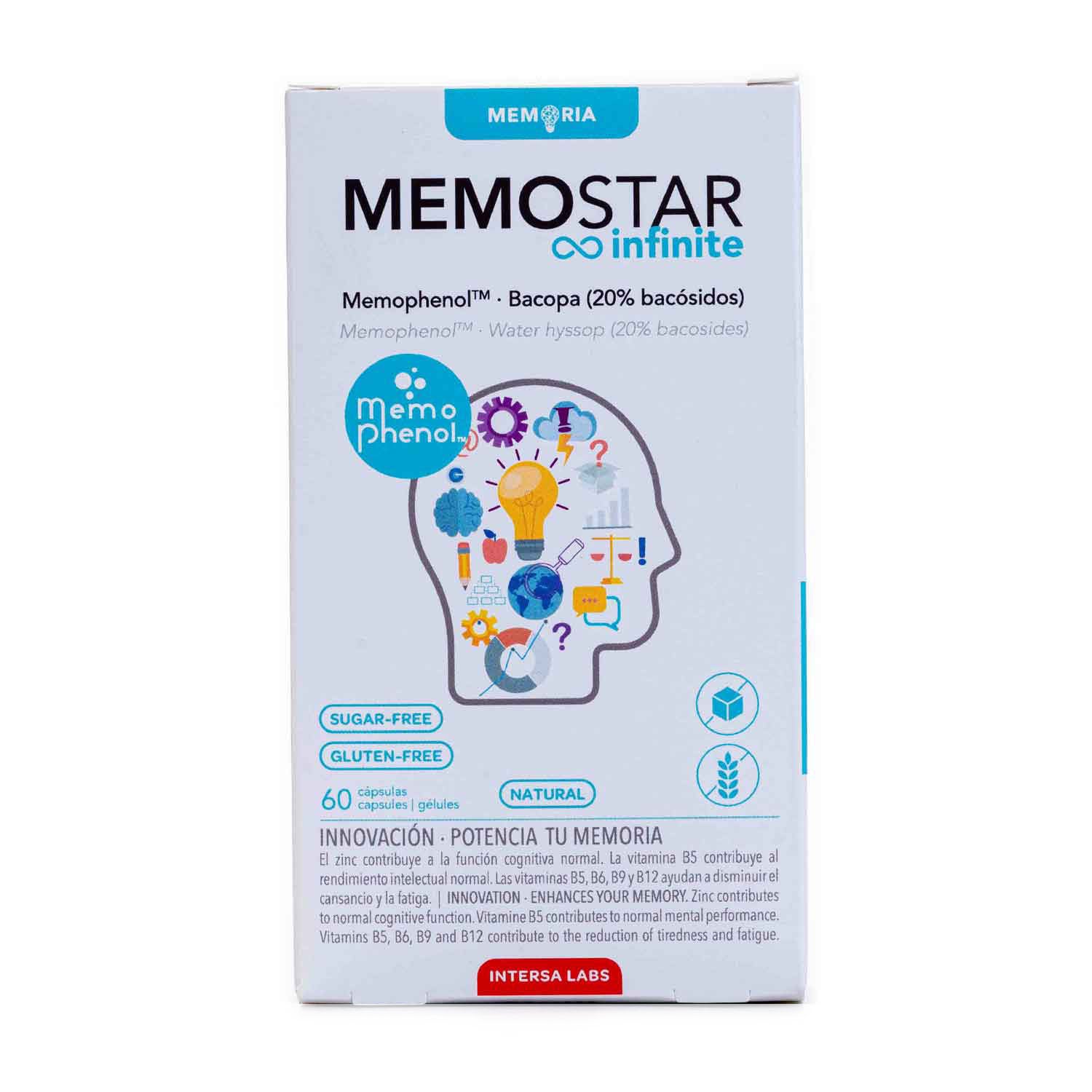 Memostar Infinite 60 cápsulas Intersa