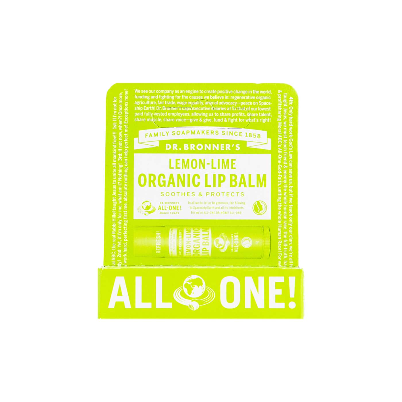 Lápiz labial Lima-limón 1ud Dr. Bronner's