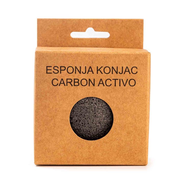 Esponja de Konjac con carbón activo Terra Verda