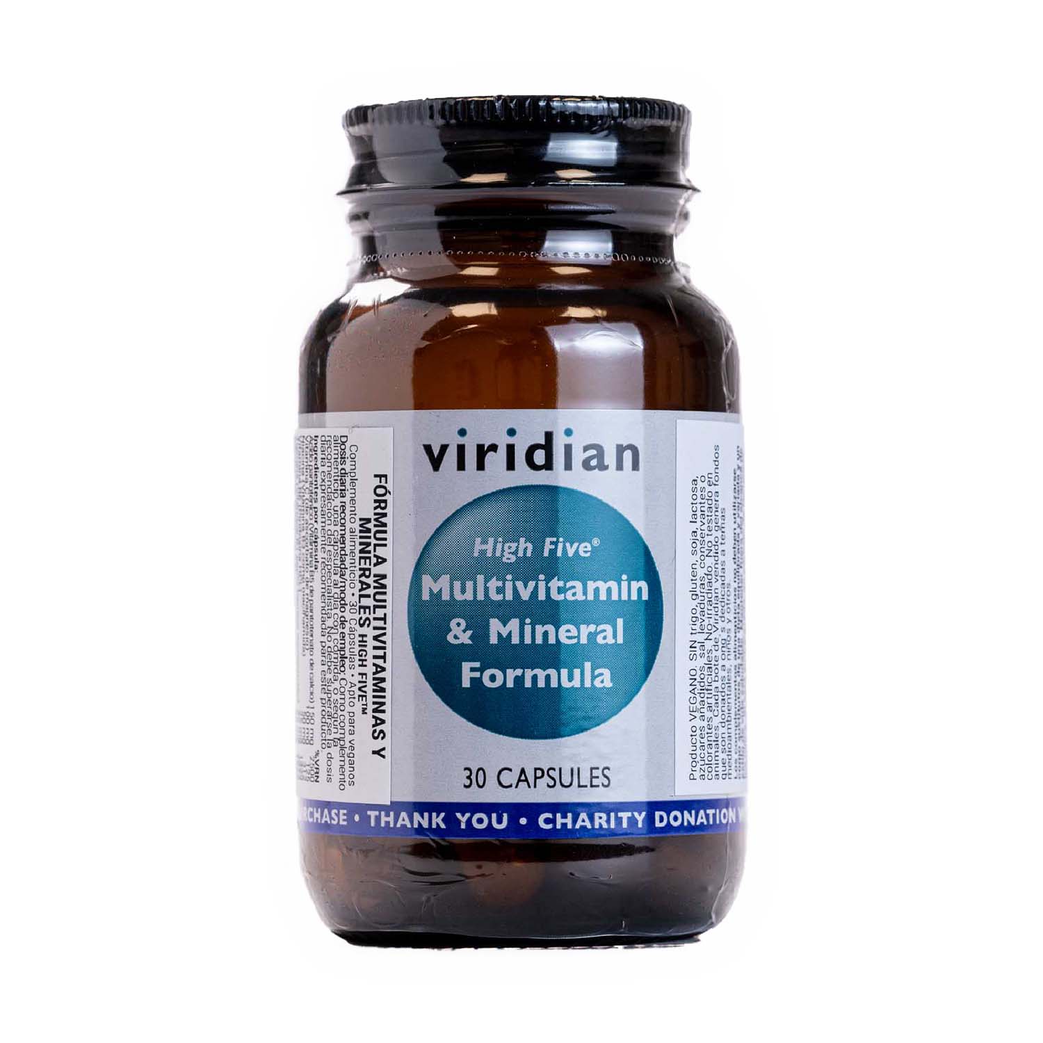 Multivitamínico y Minerales High Five 30 cápsulas Viridian