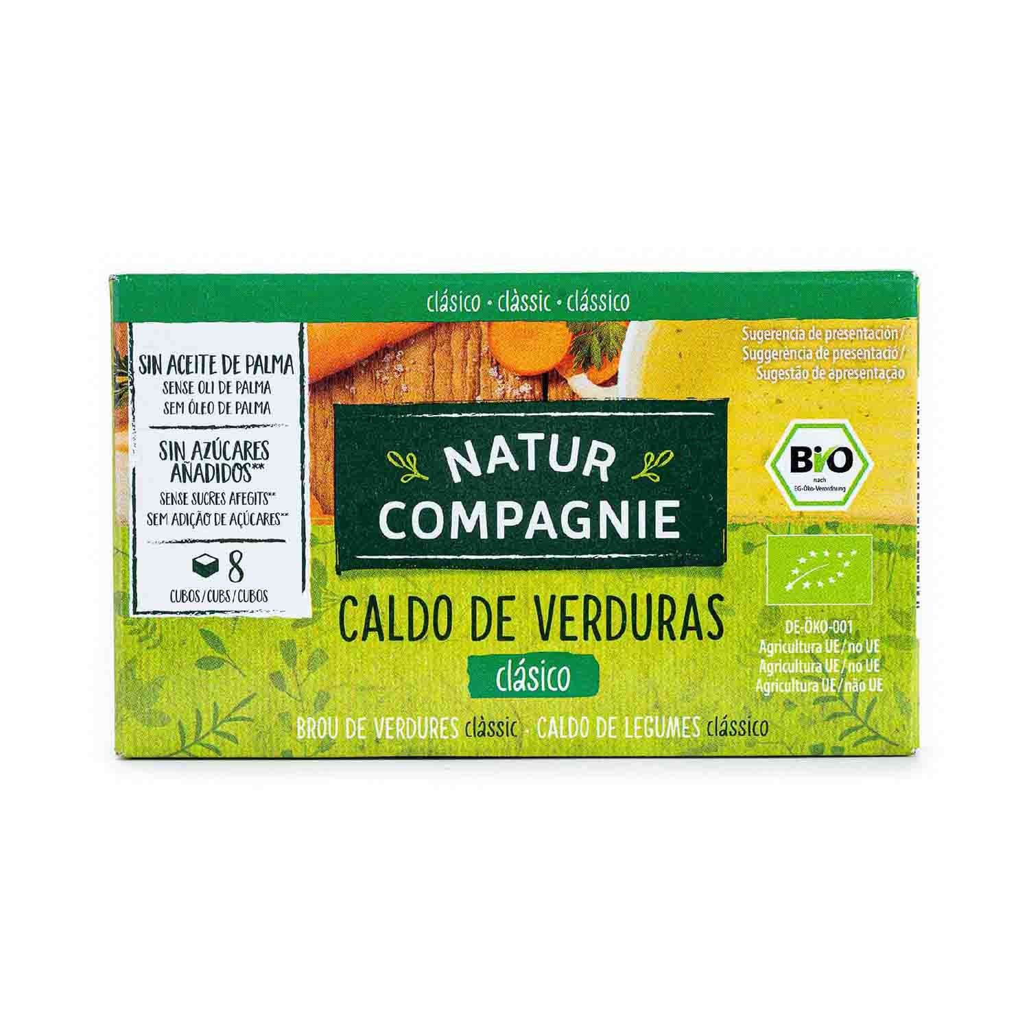 Caldo de Verduras Sin Azúcar 84g Natur Compagnie