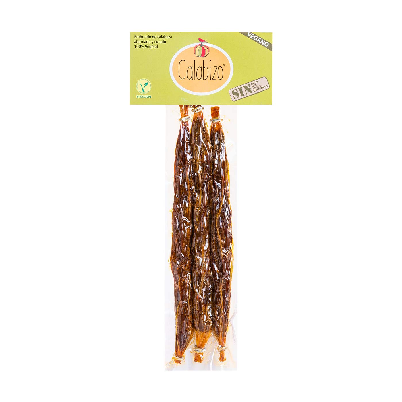 Chorizo Vegano Calabizo Dulce 3uds Calabizo
