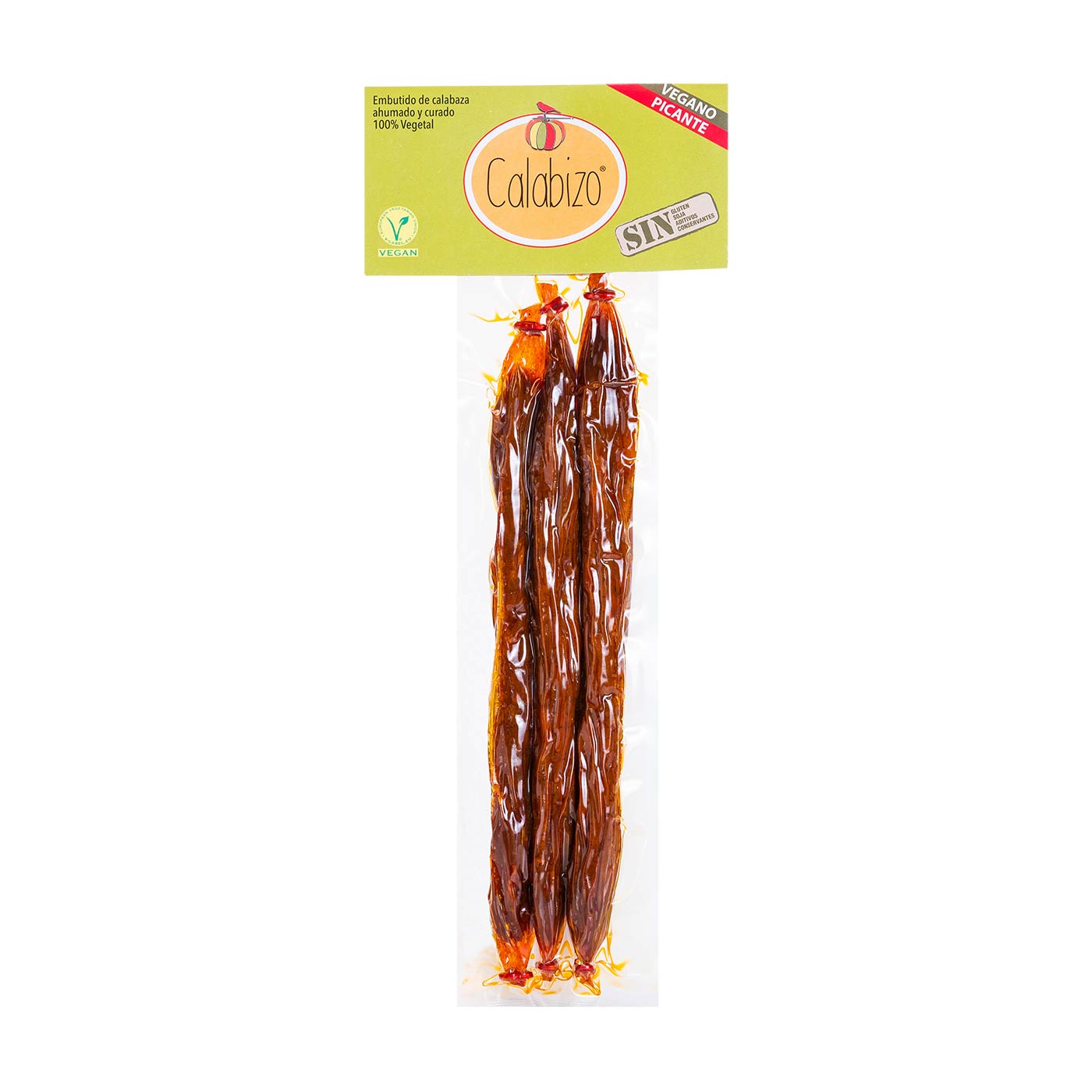 Chorizo Vegano Calabizo Picante 3uds Calabizo