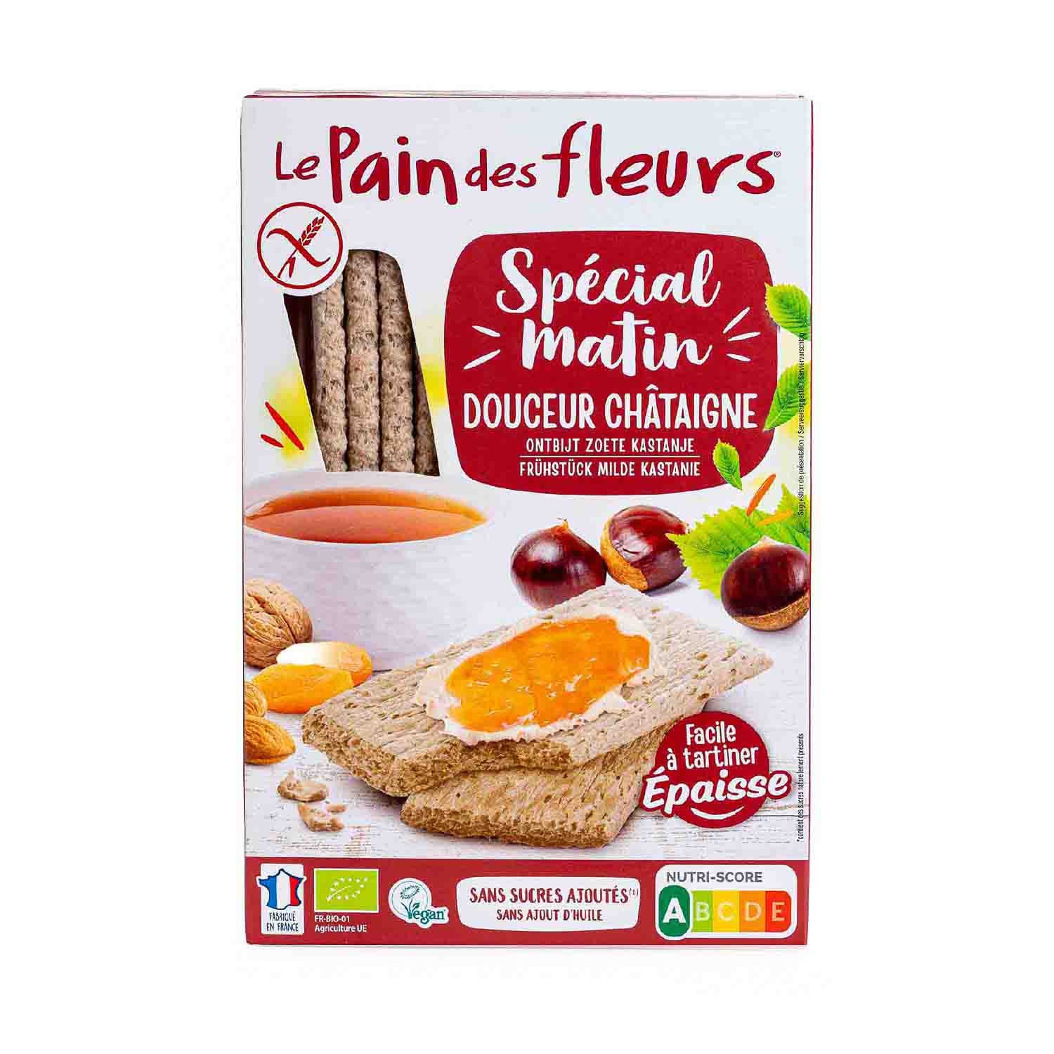Tostada de castaña especial matín 230g Le Pains Des Fleurs