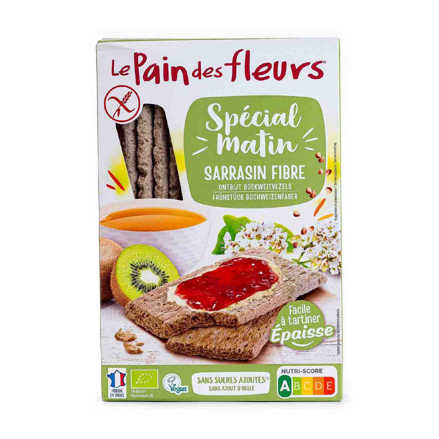 Tostada sarraceno fibra 230g Le Pains Des Fleurs