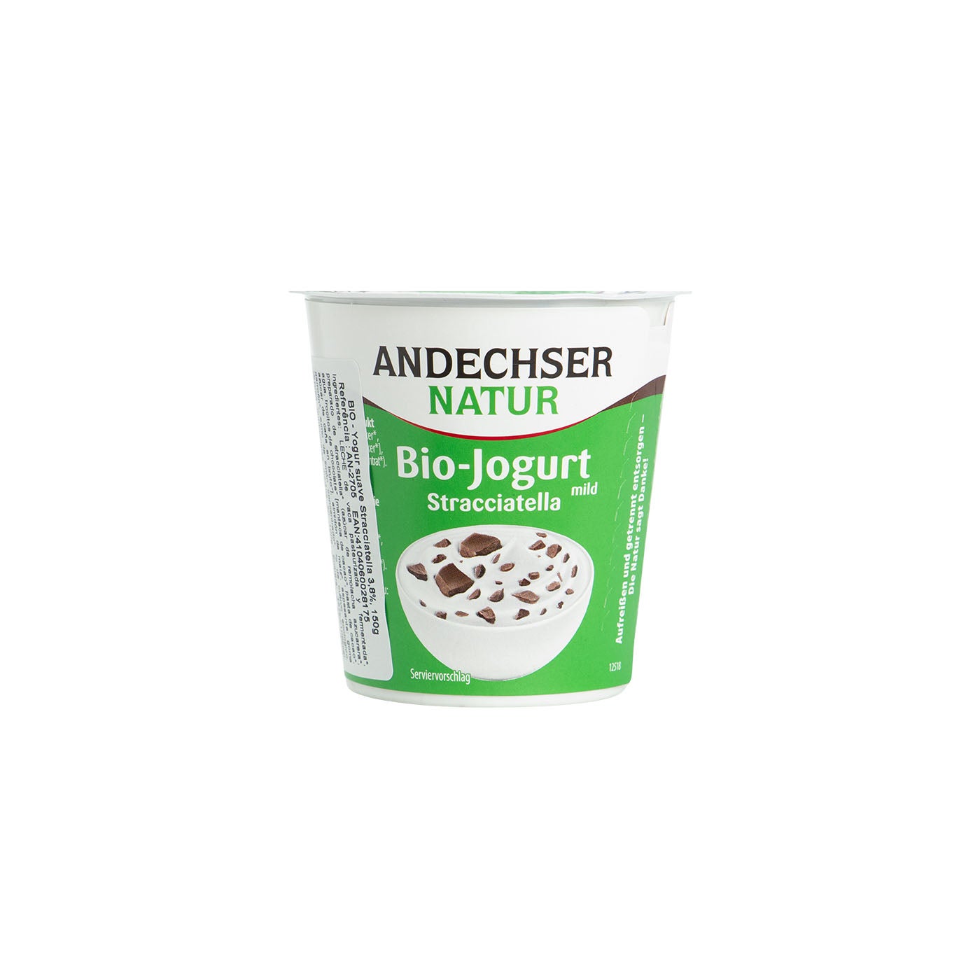 Yogur Suave de Vaca Stracciatella 150g Andechser Natur