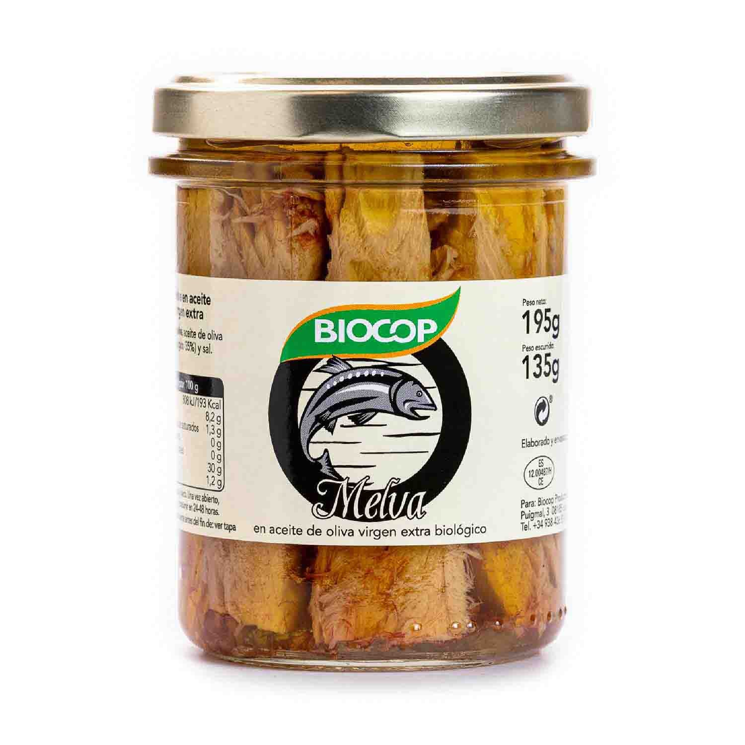 Filetes de melva 195g Biocop