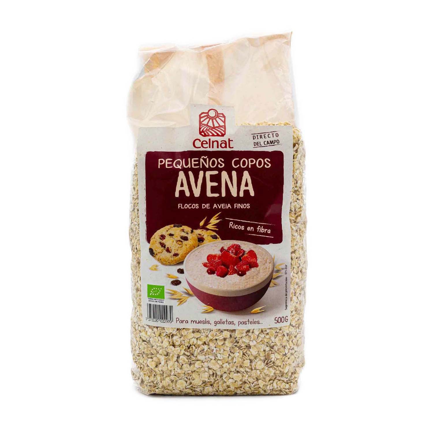 Copos de Avena Finos Baby 500g Celnat