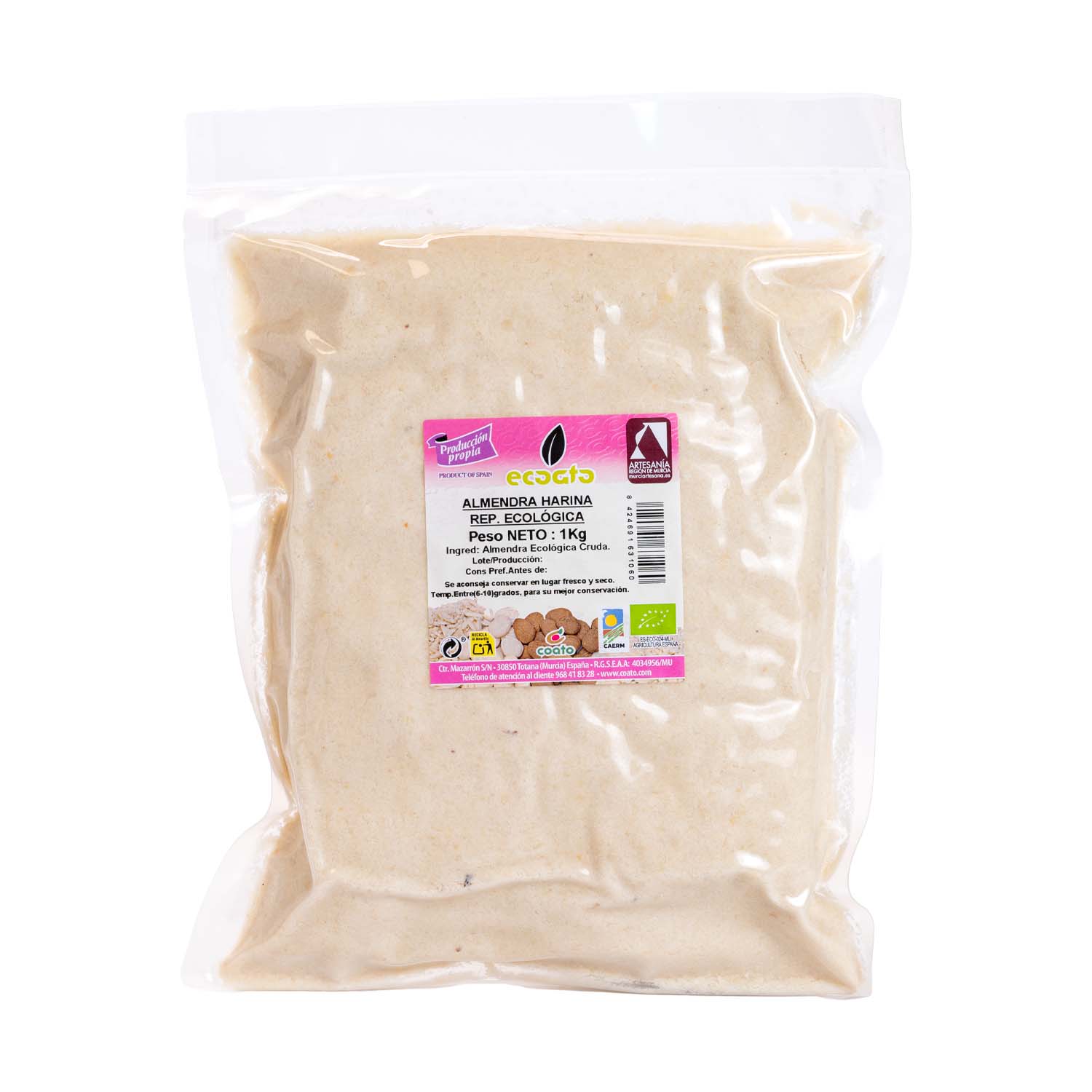 Harina de Almendra 1kg Coato