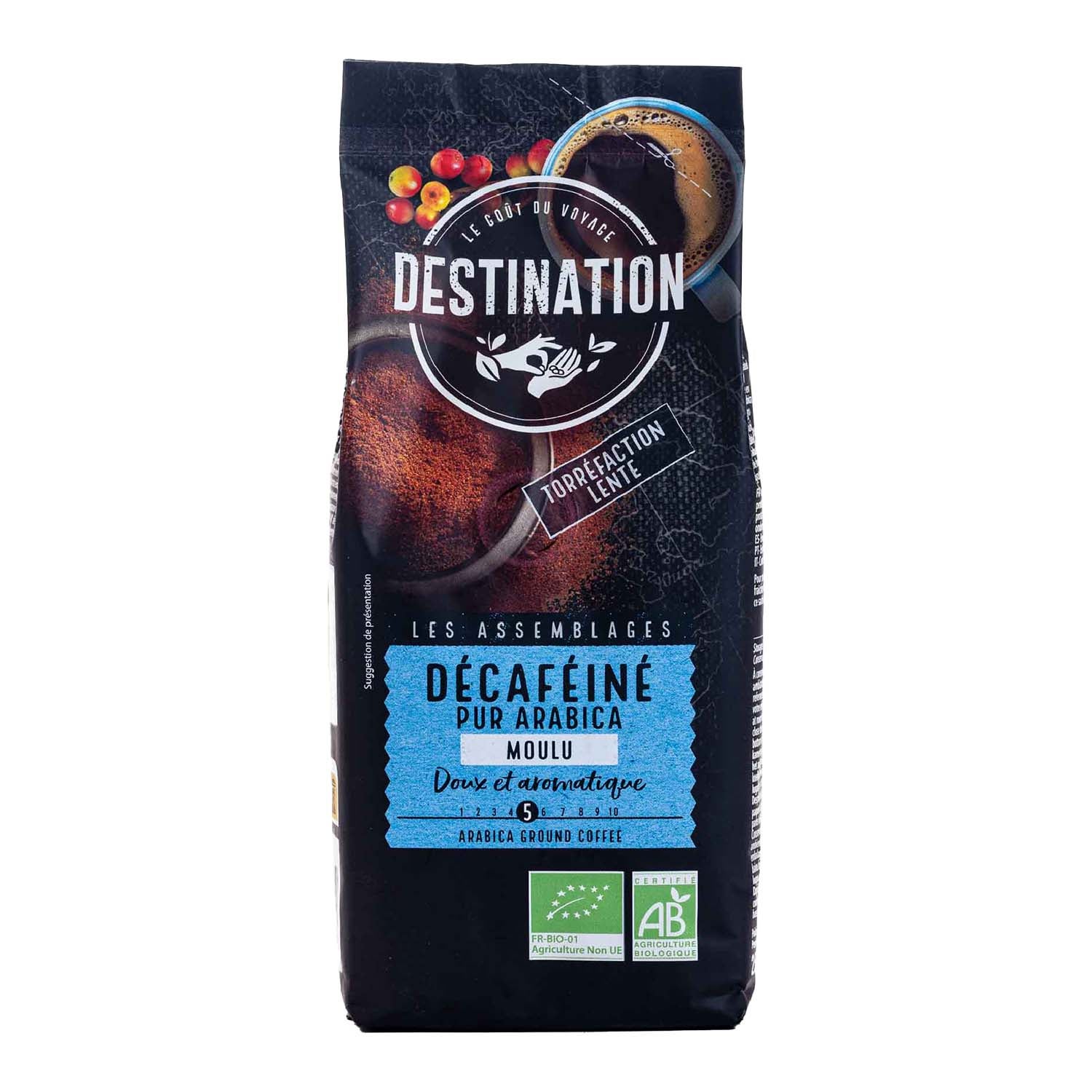 Café Descafeinado Arábica Suave 250g Destination