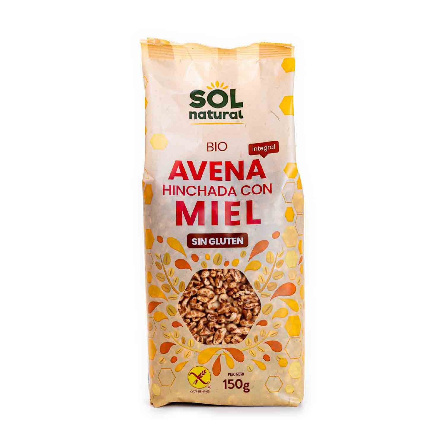 Avena hinchada sin gluten 150g Sol Natural