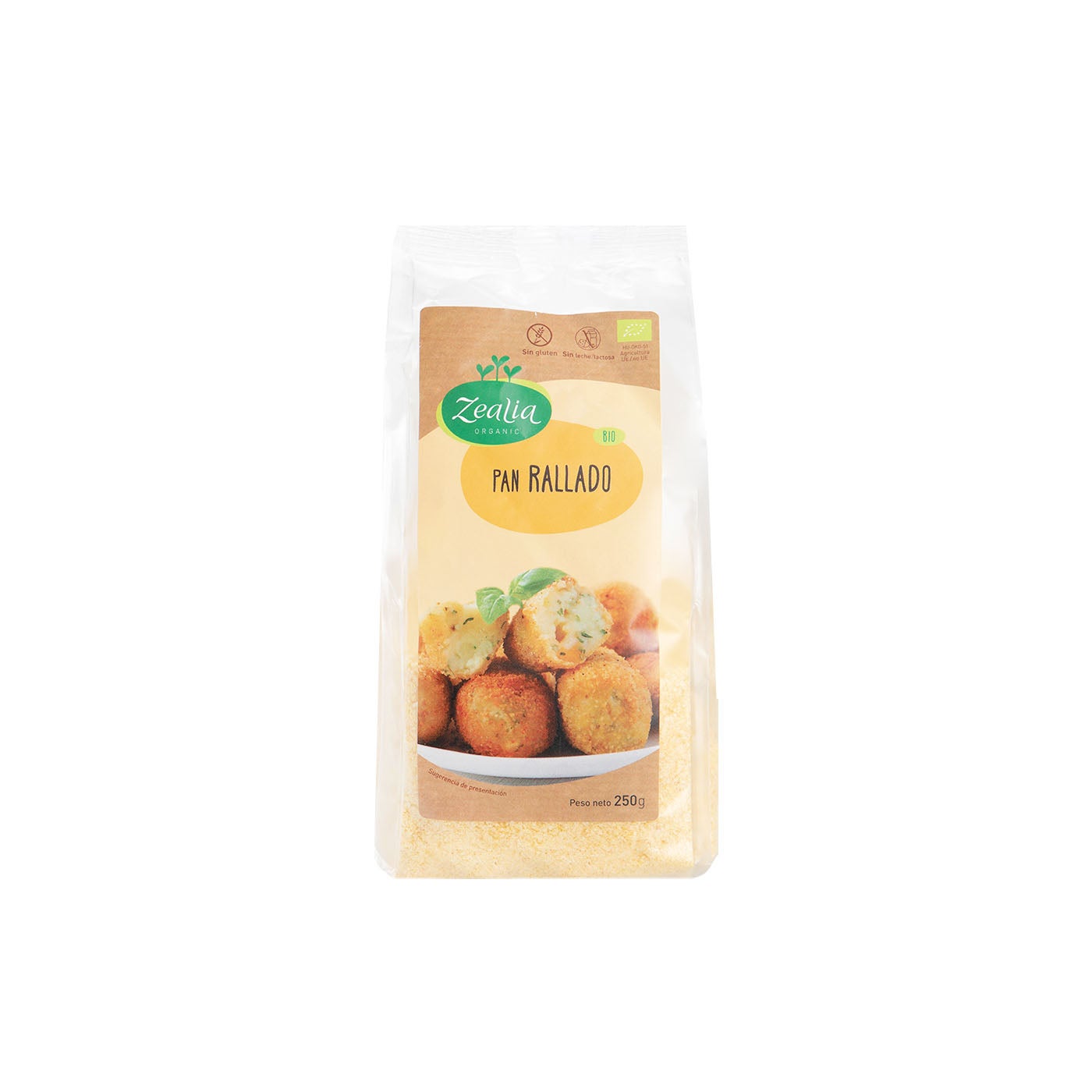 Pan Rallado sin Gluten 250g Zealia