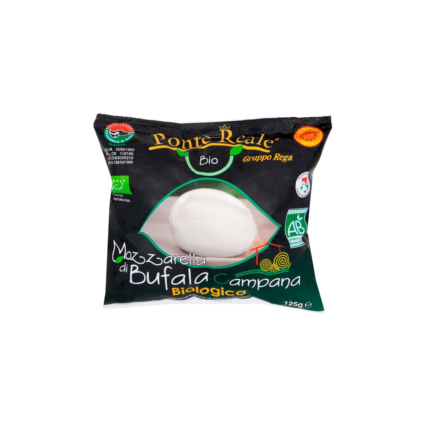 Mozzarella de Búfala 125g Ponte Reale