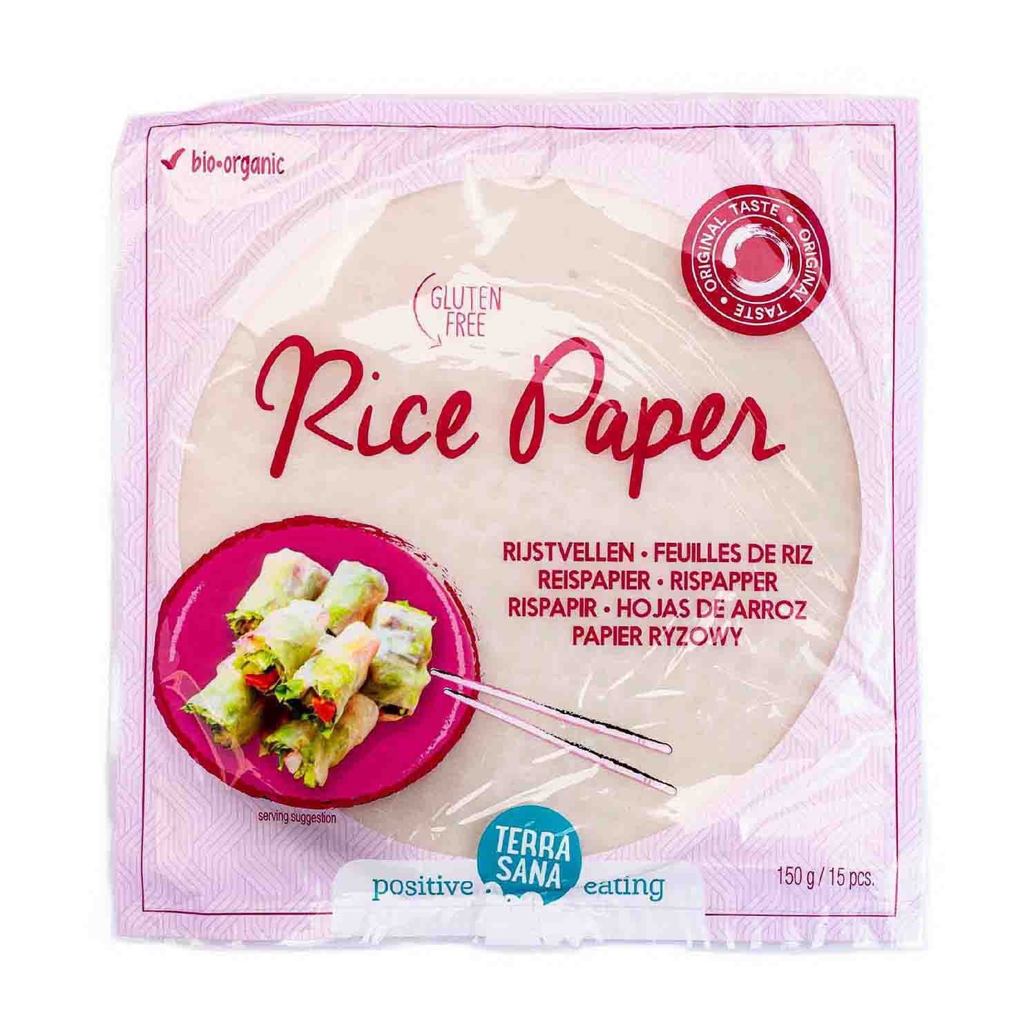 Hojas de Arroz 15uds Terrasana