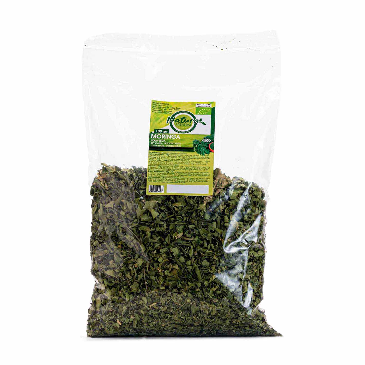Moringa hoja seca