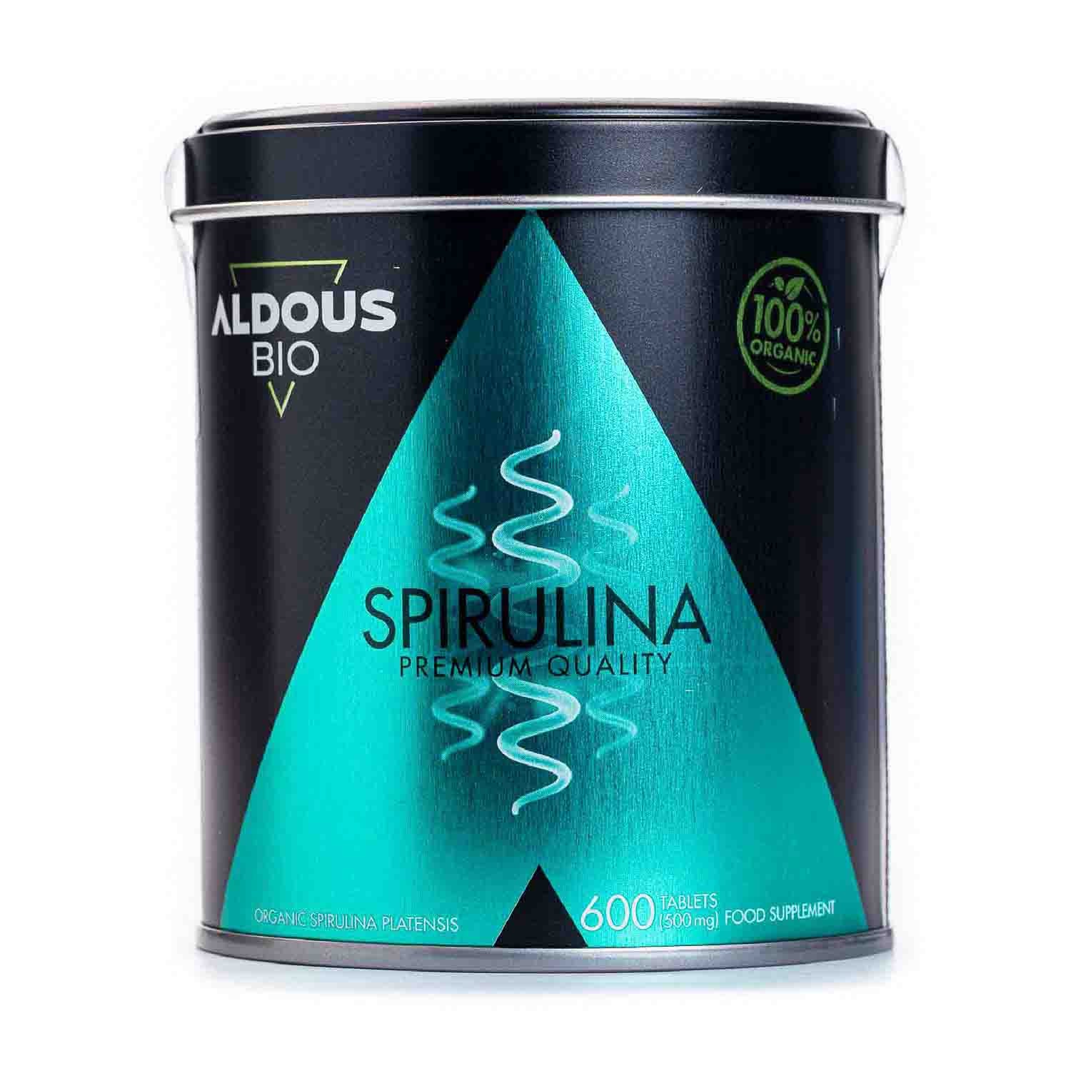 Espirulina Ecológica 600 comprimidos Aldous Bio