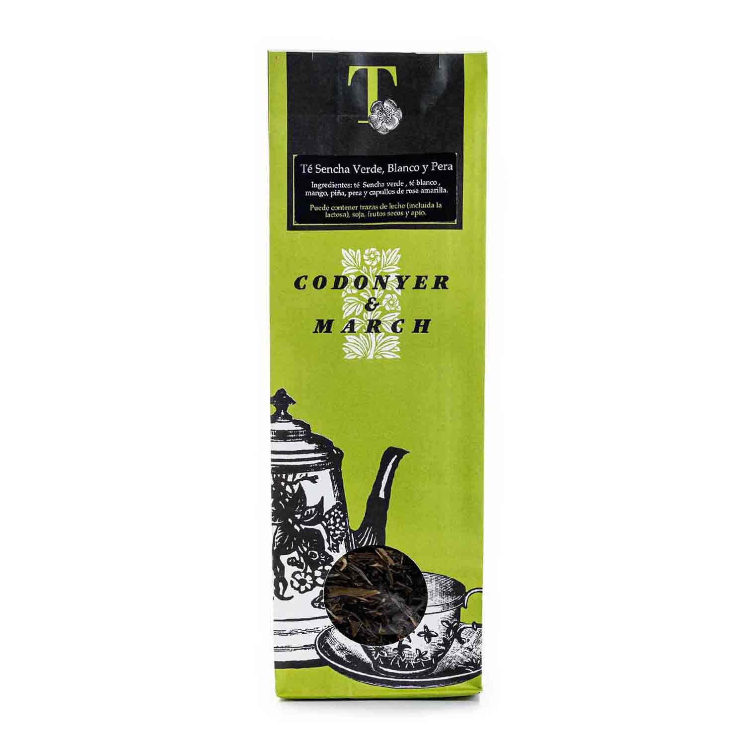 Té Sencha Verde y Blanco con Pera 75g Terra Verda