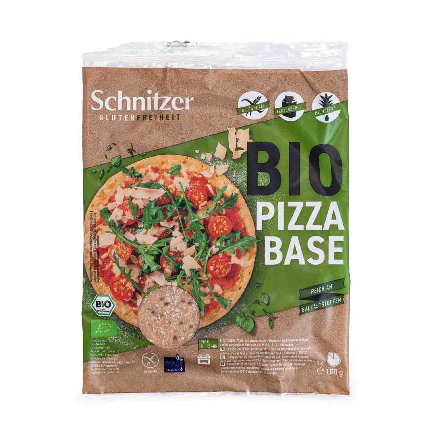 Base de Pizza sin Gluten 100g Schnitzer