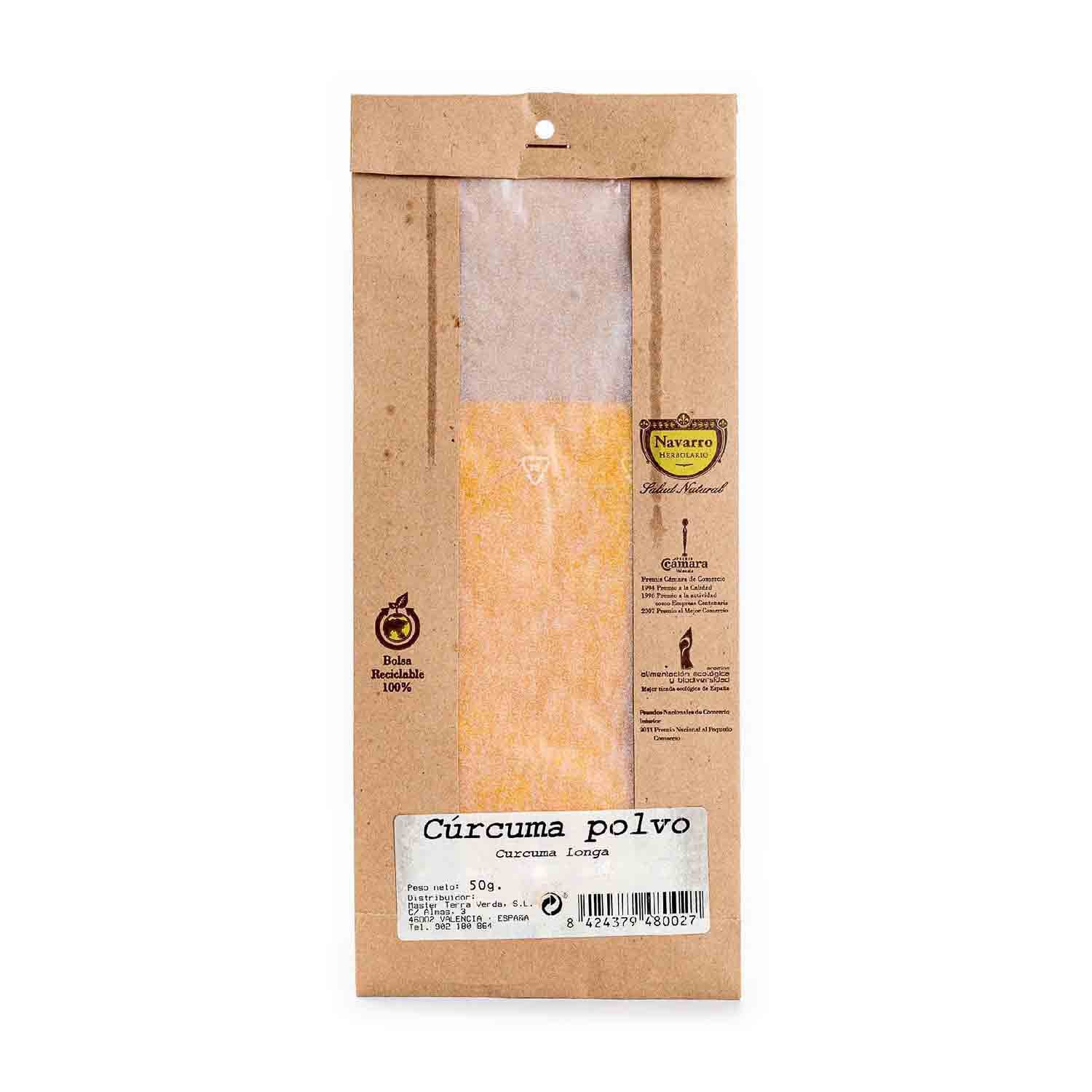 Cúrcuma en Polvo 50g Herbolario Navarro