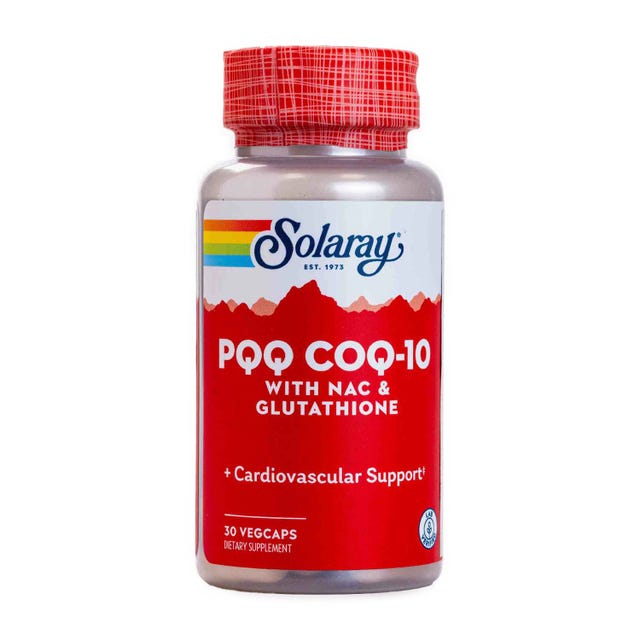 PQQ CoQ10 NAC y L-Glutation 30 cápsulas Solaray