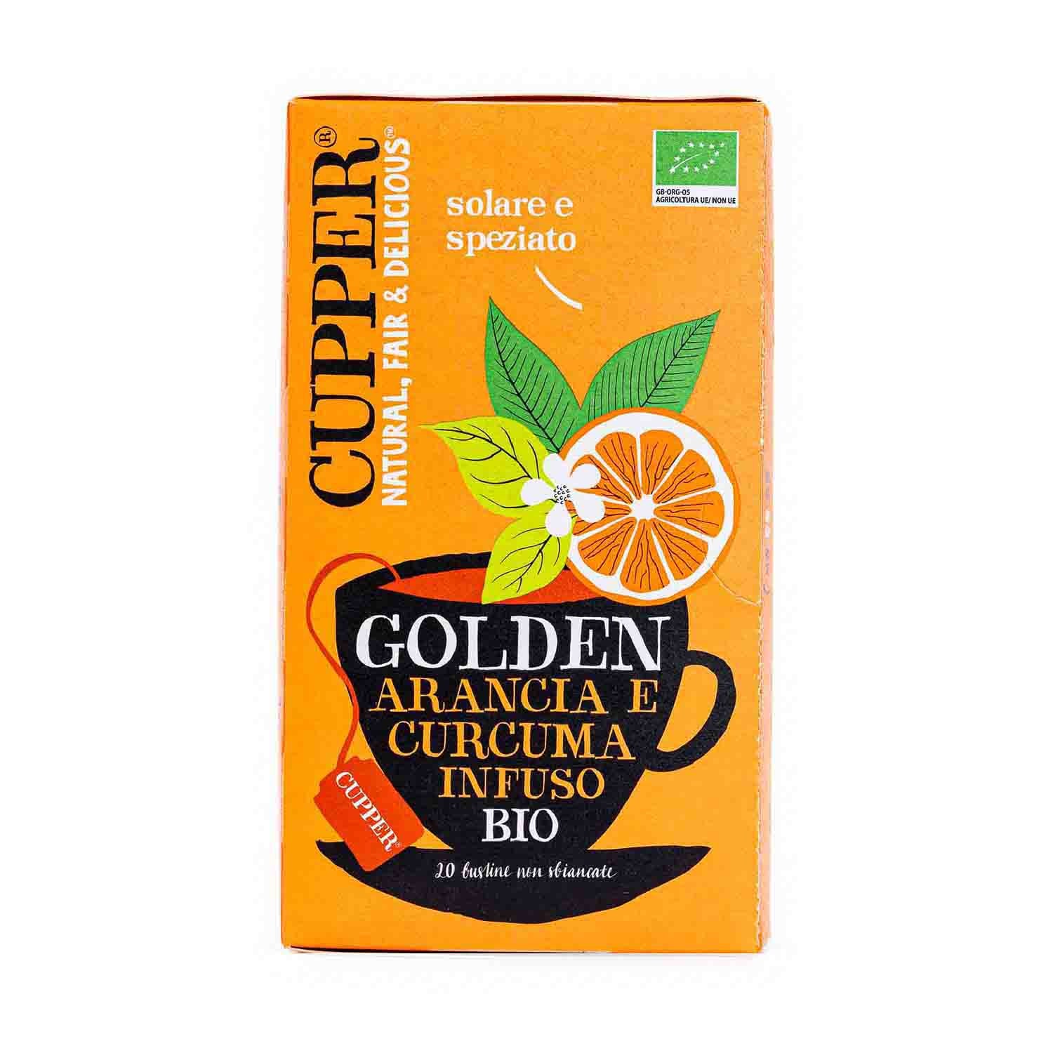 Infusión Golden Secrets Bio Con 20 filtros Cupper