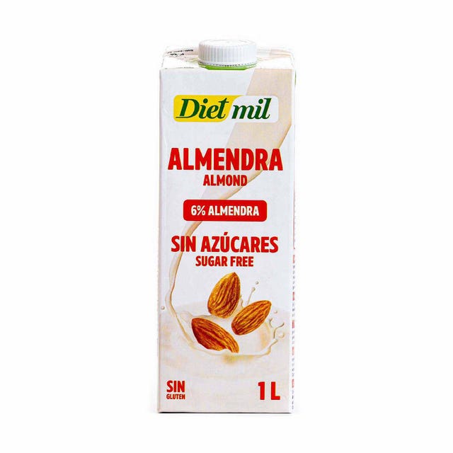 Bebida de Almendras Sin Azúcar 1L Dietmil