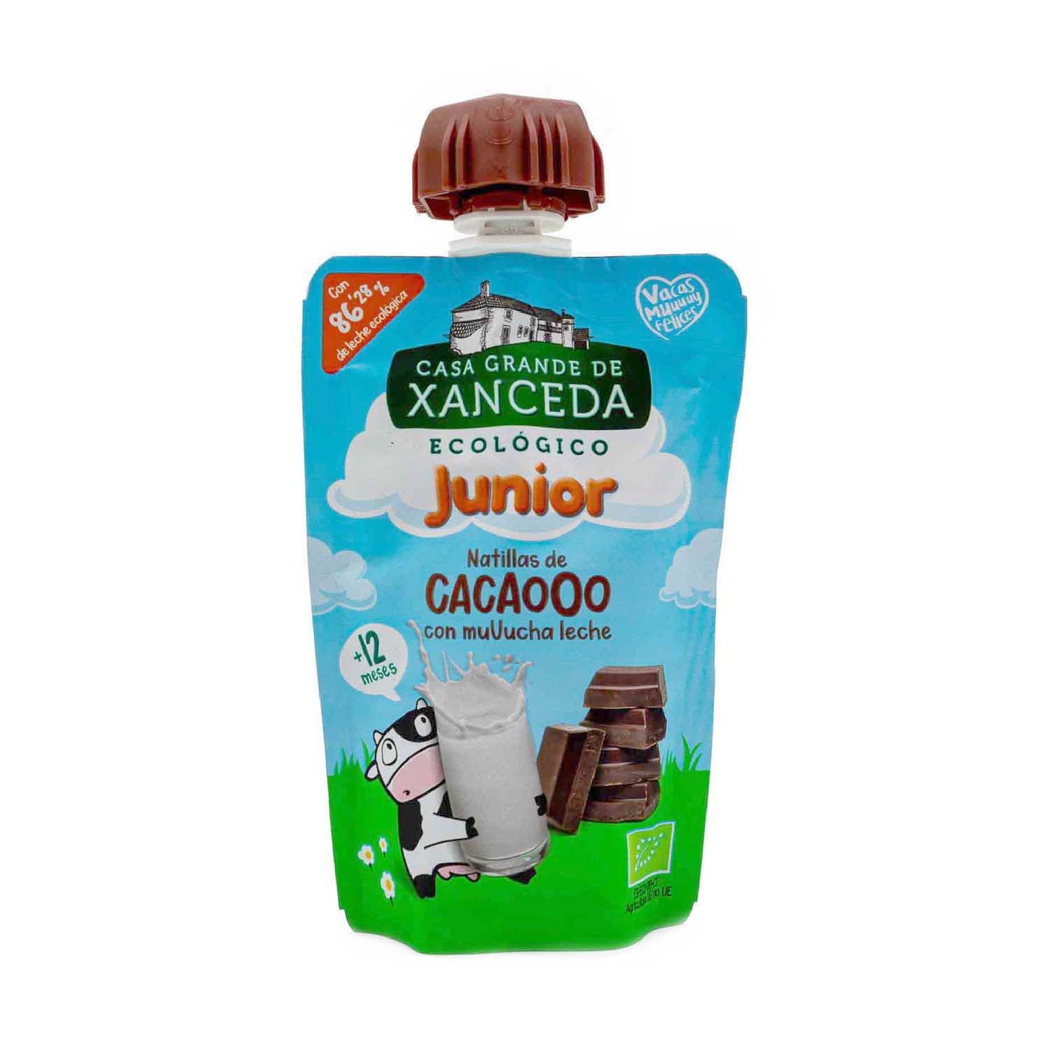 Pouch de Natillas de Cacao Junior Bebibles 90g Casa Grande de Xanceda