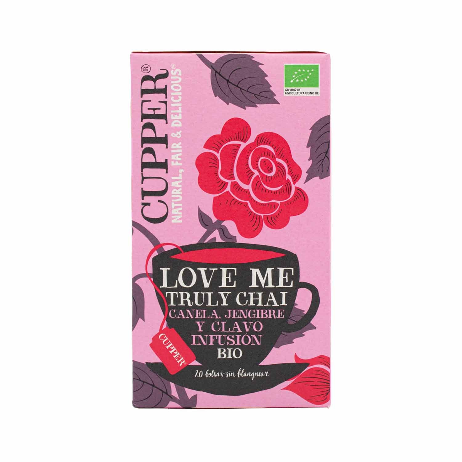 Infusión Love Me Truly 20 filtros Cupper