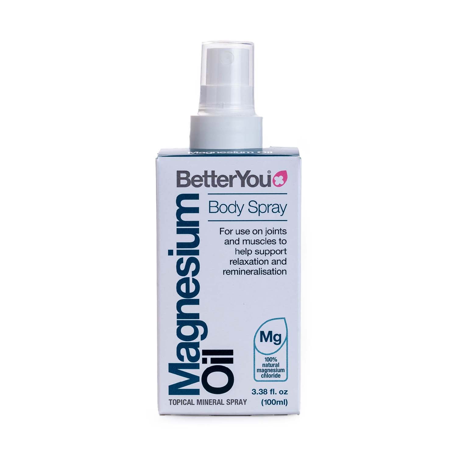 Aceite corporal de Magnesio en Spray 100ml Betteryou