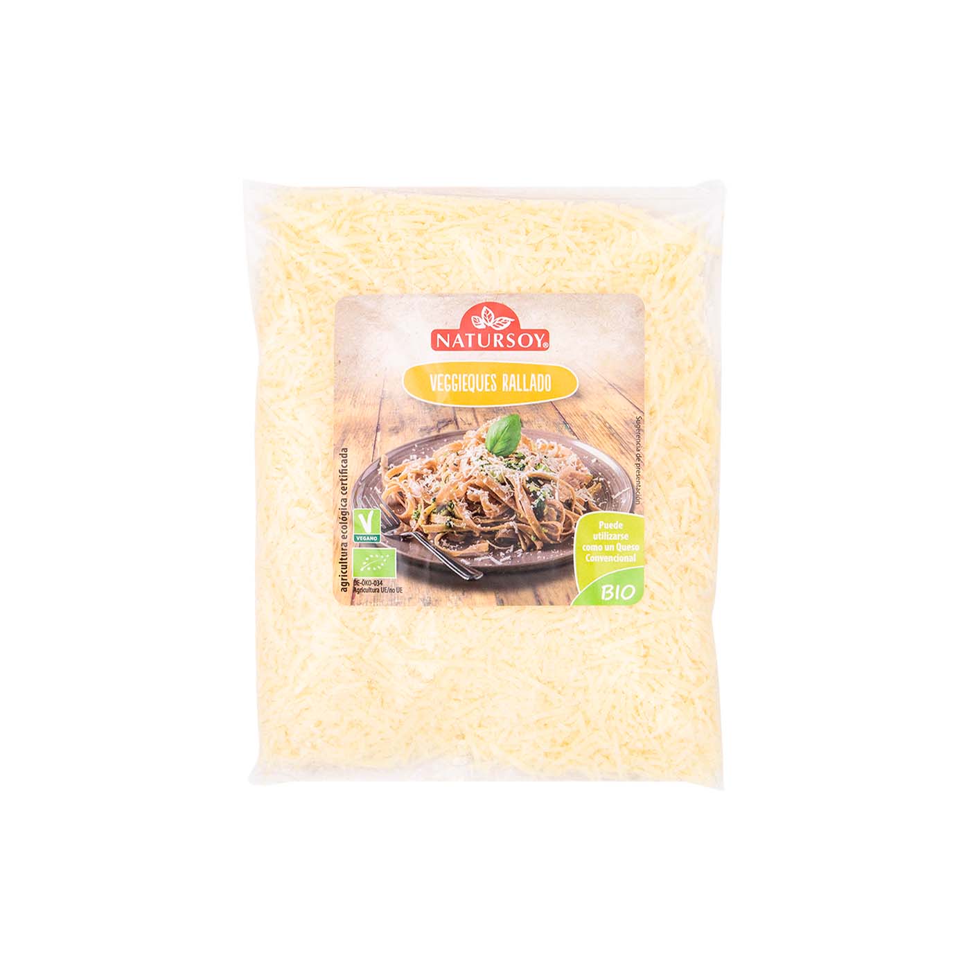 Queso Vegano Rallado 200g Natursoy