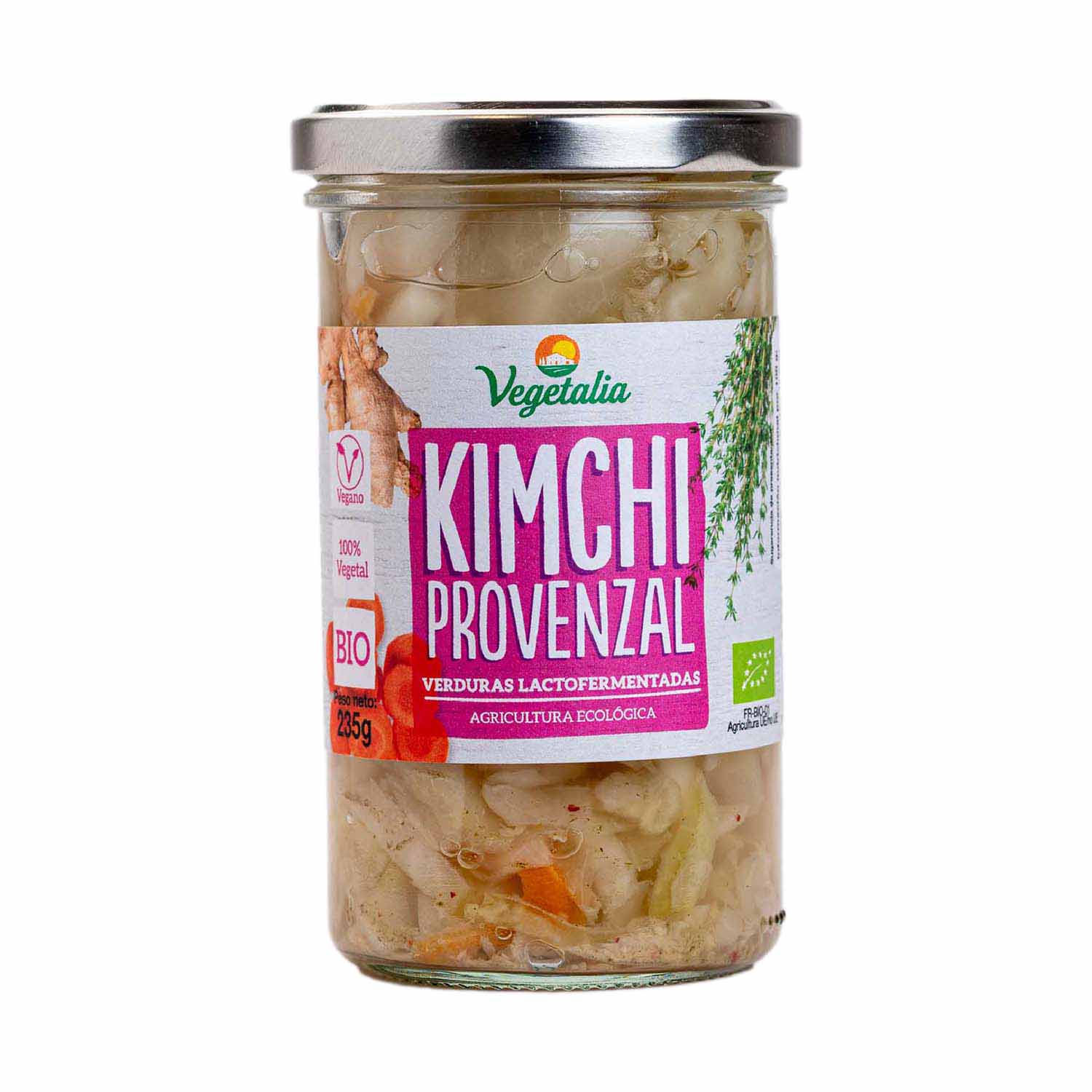 Kimchi verduras lactofermentadas provenzal 285g Vegetalia